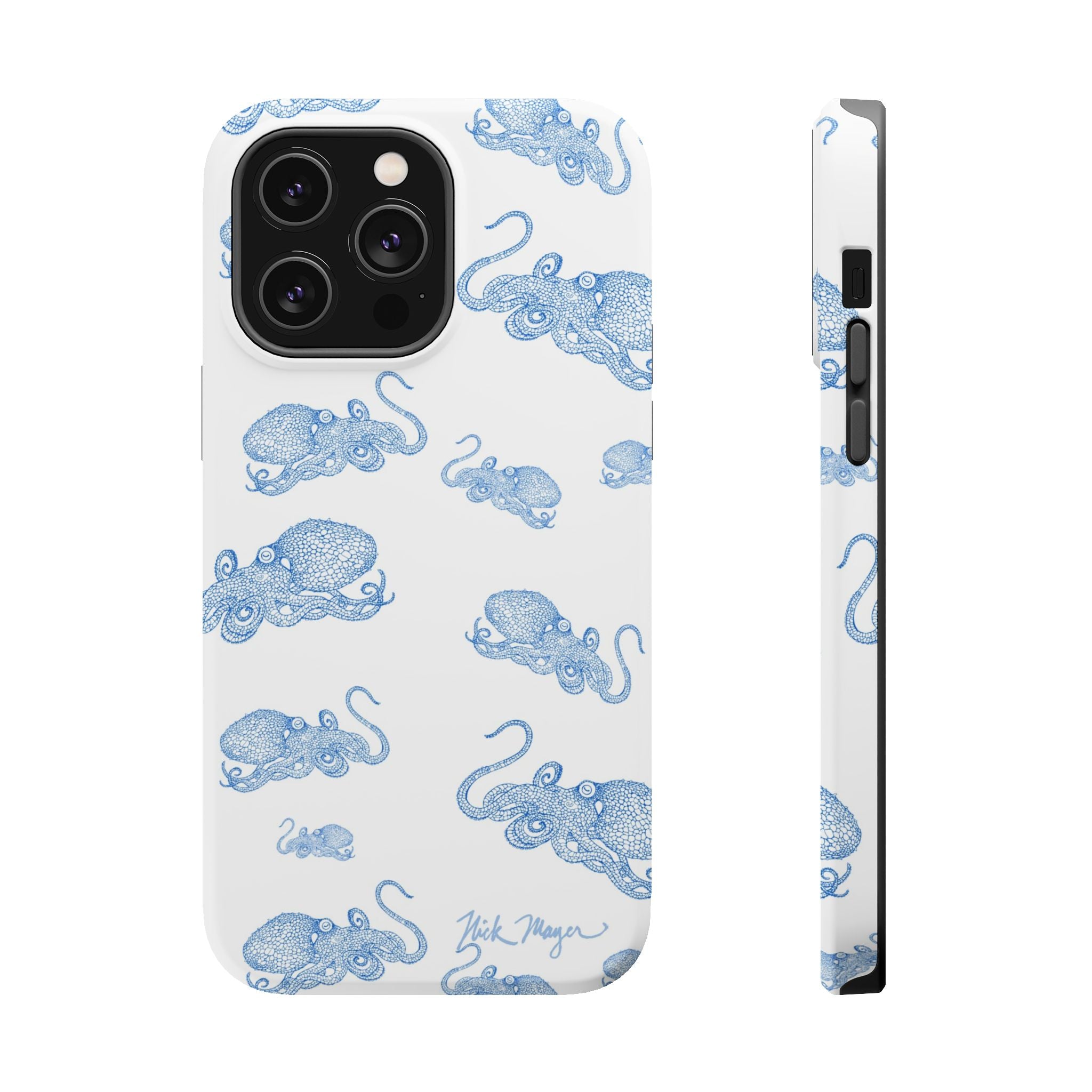 Blue Octopus 2 MagSafe iPhone Case