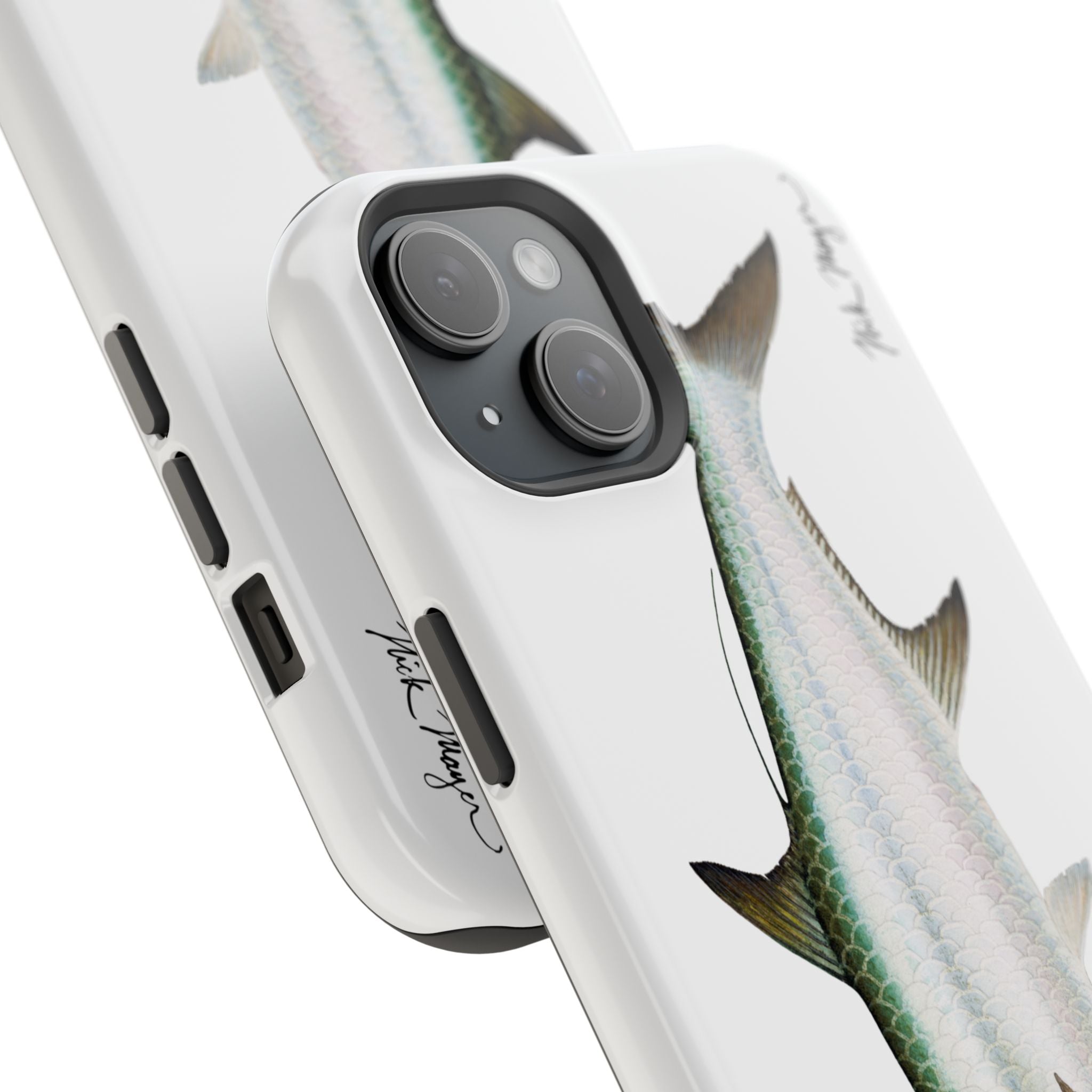 Tarpon MagSafe White iPhone Case