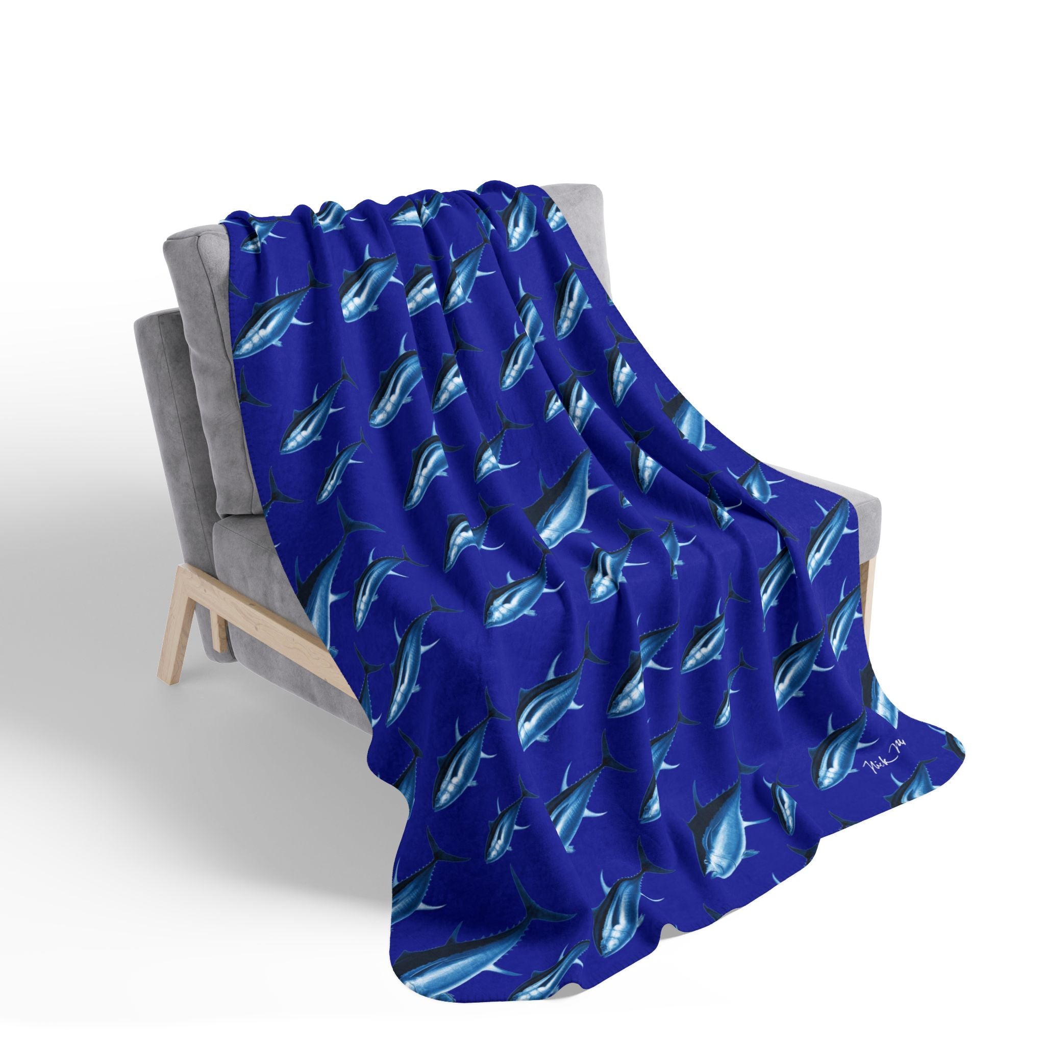 Blue Tuna Super Soft Sherpa Blanket