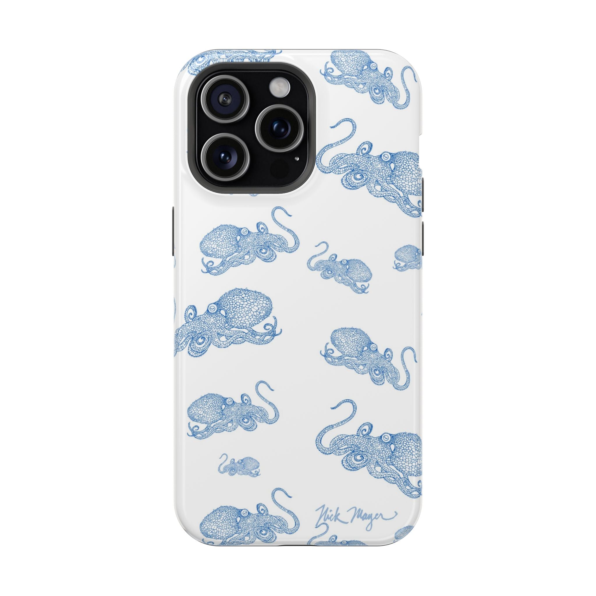 Blue Octopus 2 MagSafe iPhone Case