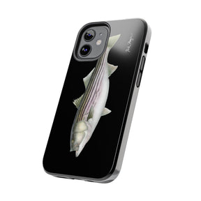 30 lb Striper - Black Phone Case (iPhone)