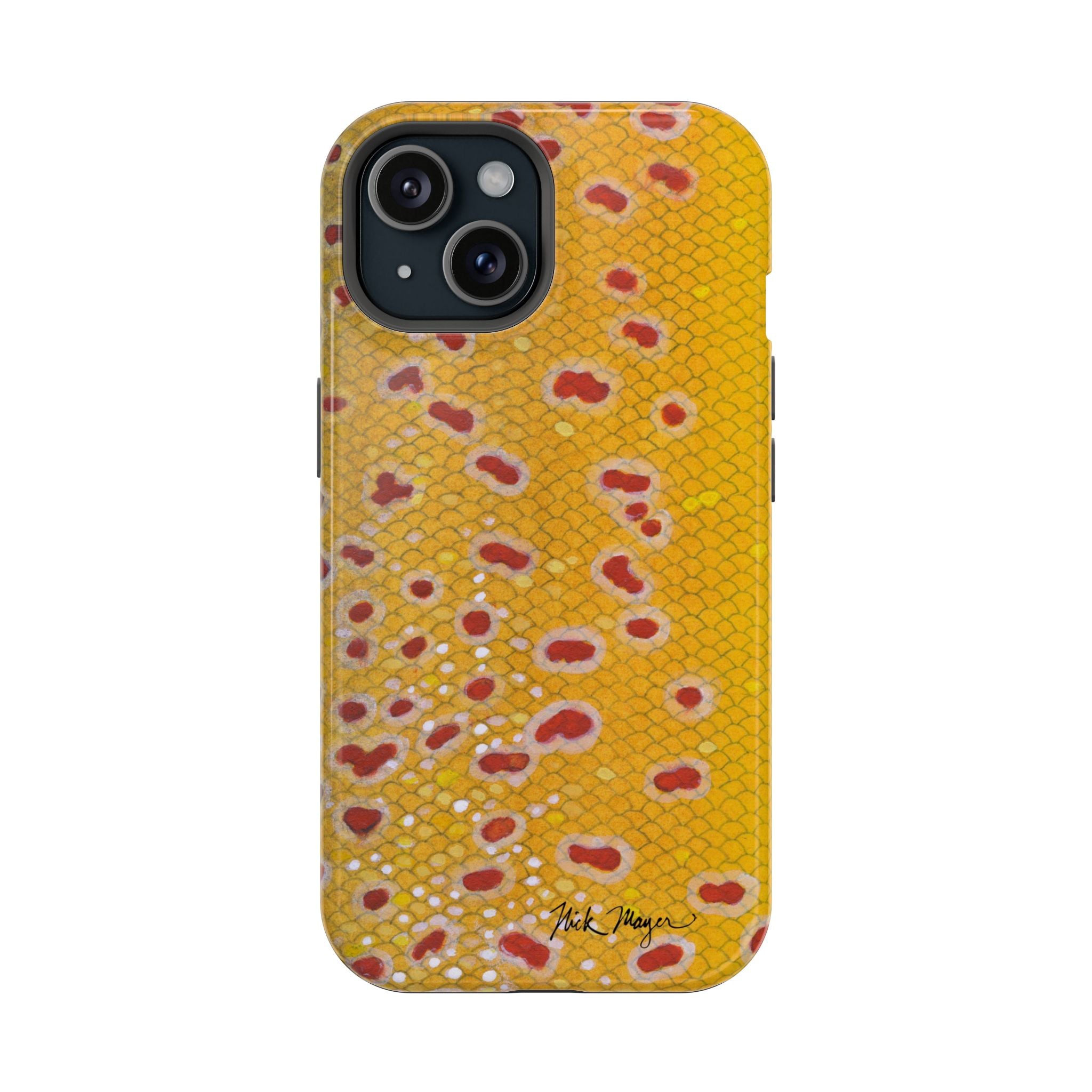 Brown Trout 3 Skin MagSafe iPhone Case