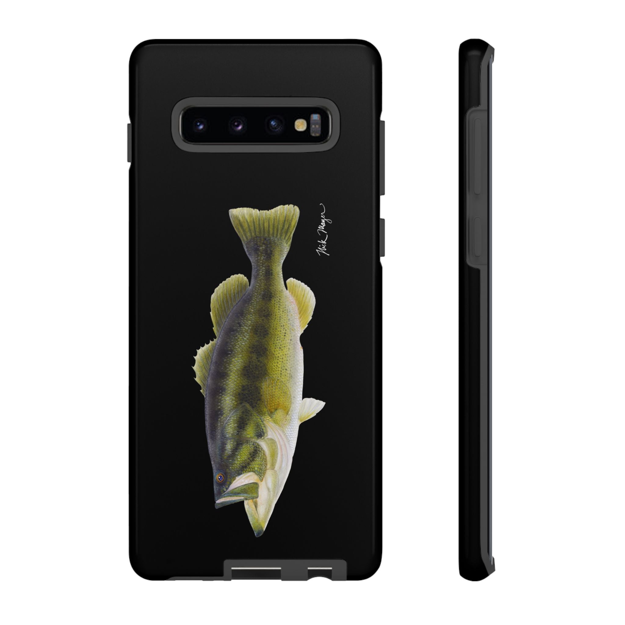 Largemouth Bass Black Phone Case (Samsung)