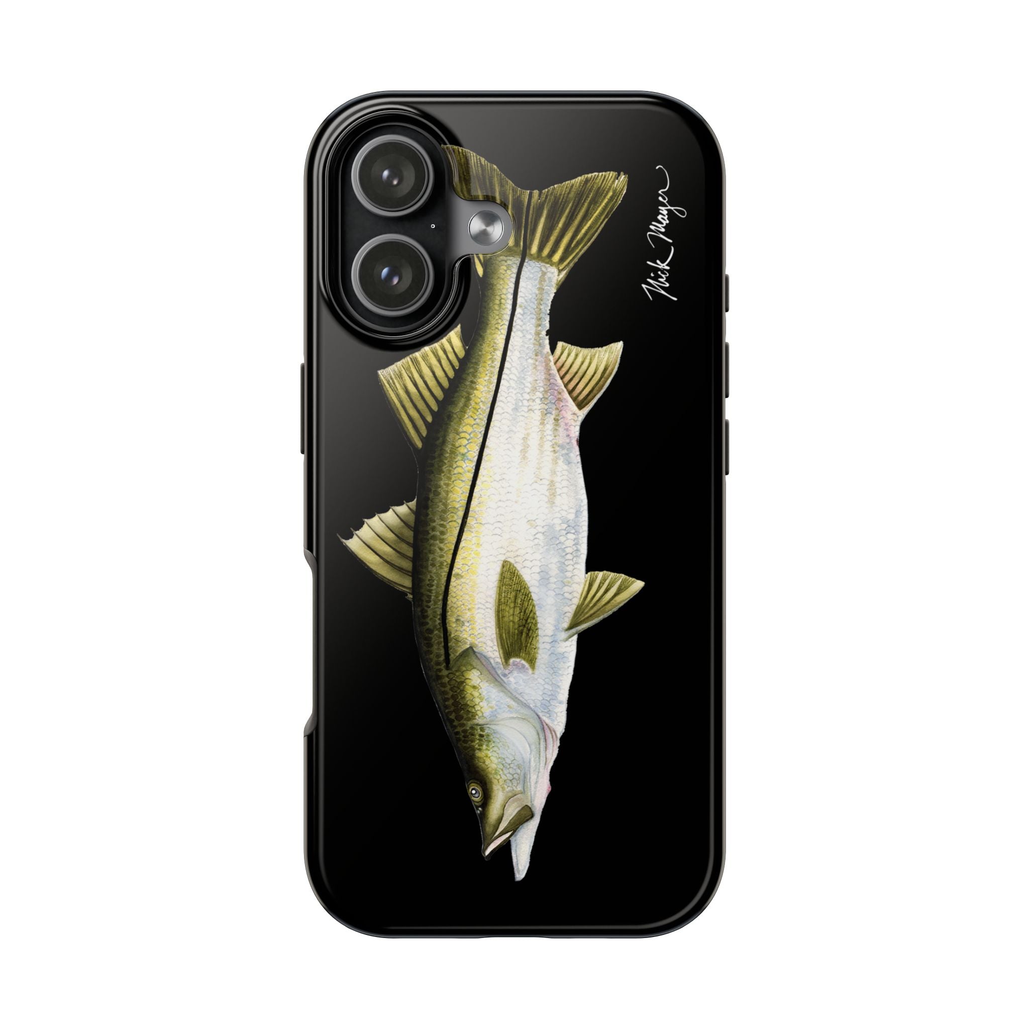 Snook Black Phone Case (iPhone)