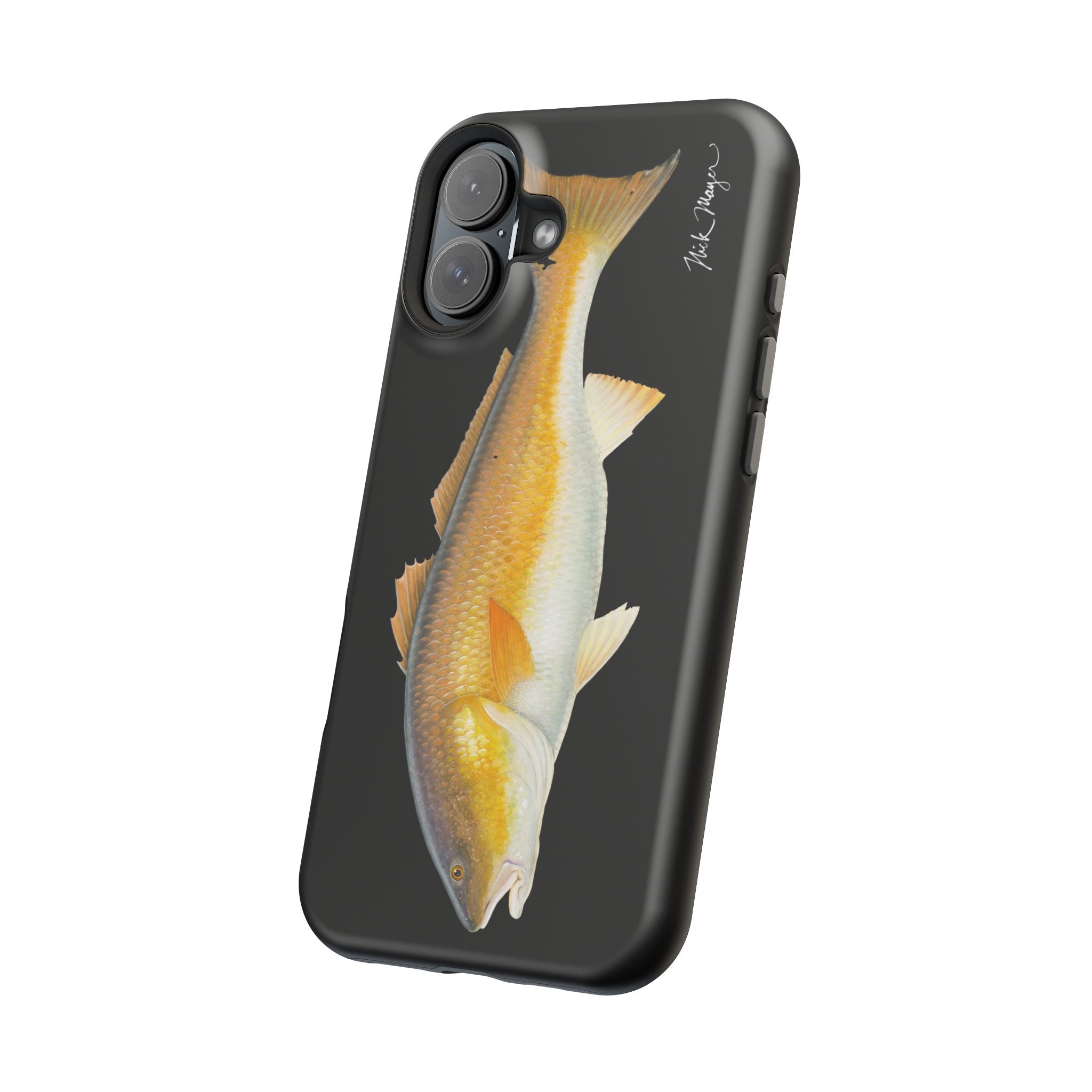 Bull Redfish MagSafe Black iPhone Case