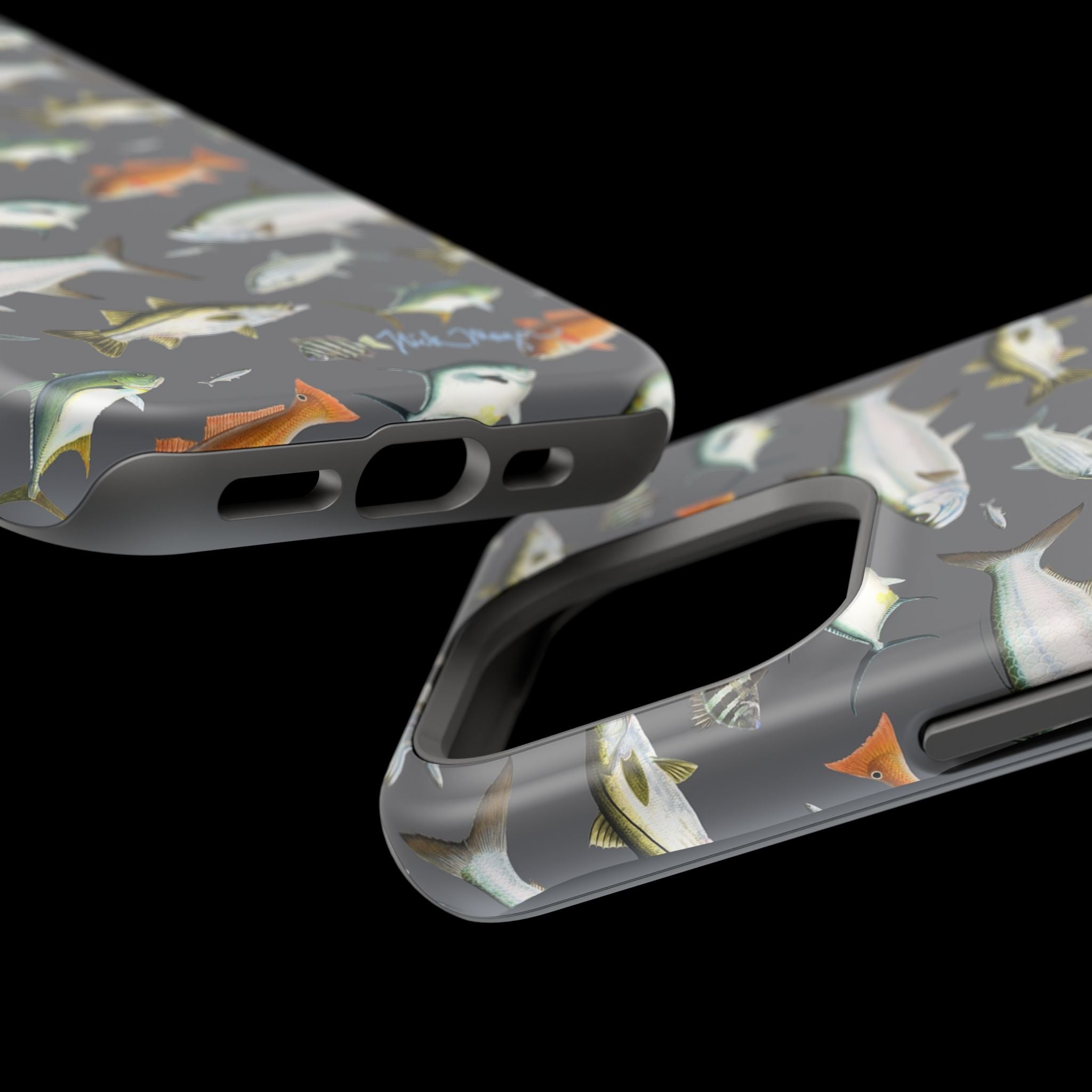 NEW Southern Fish Grey MagSafe iPhone Case