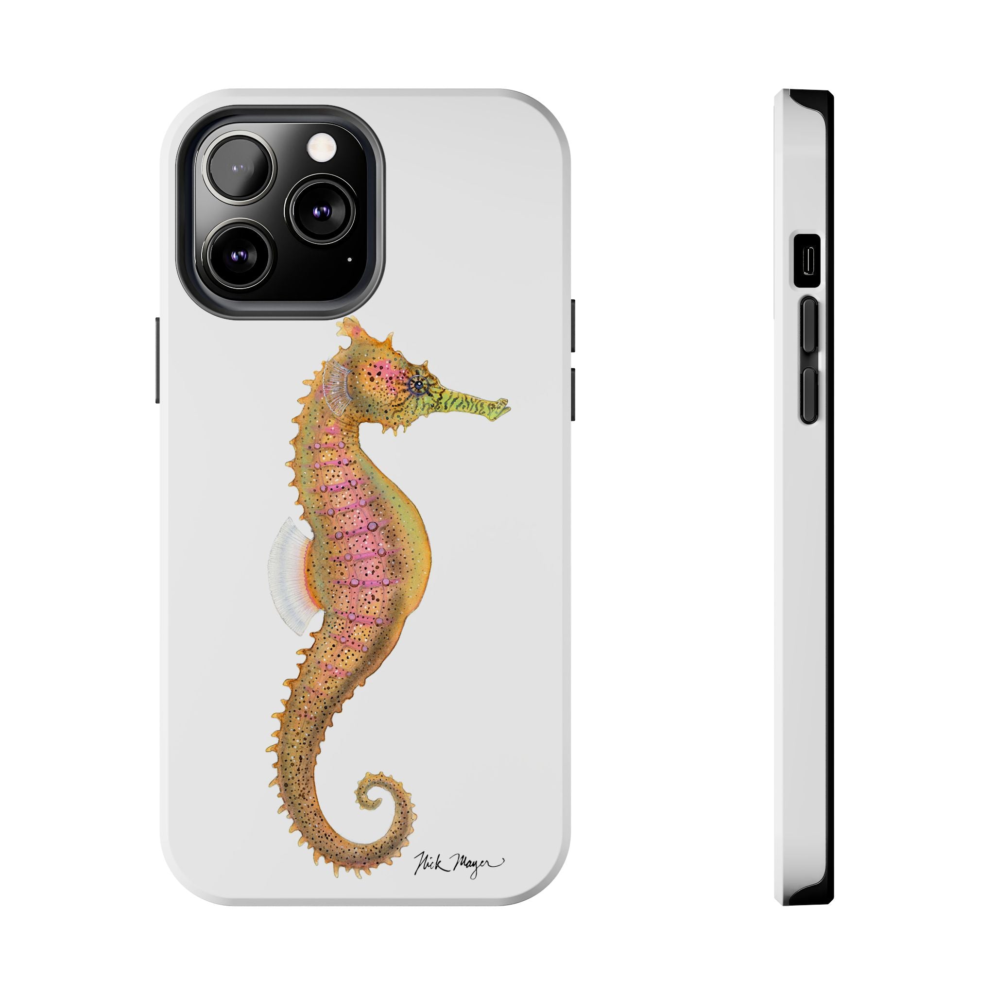 Pink Seahorse Phone Case (iPhone)