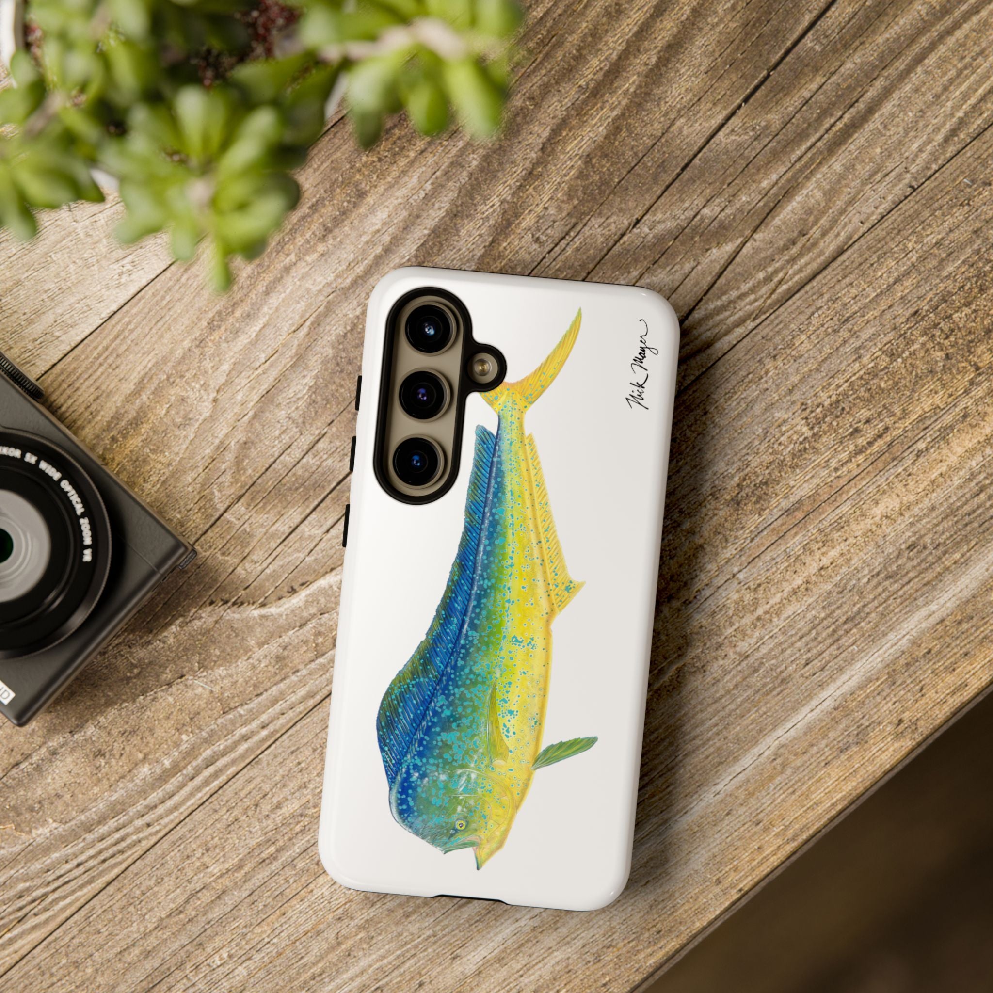 Bull Mahi White Phone Case (Samsung)