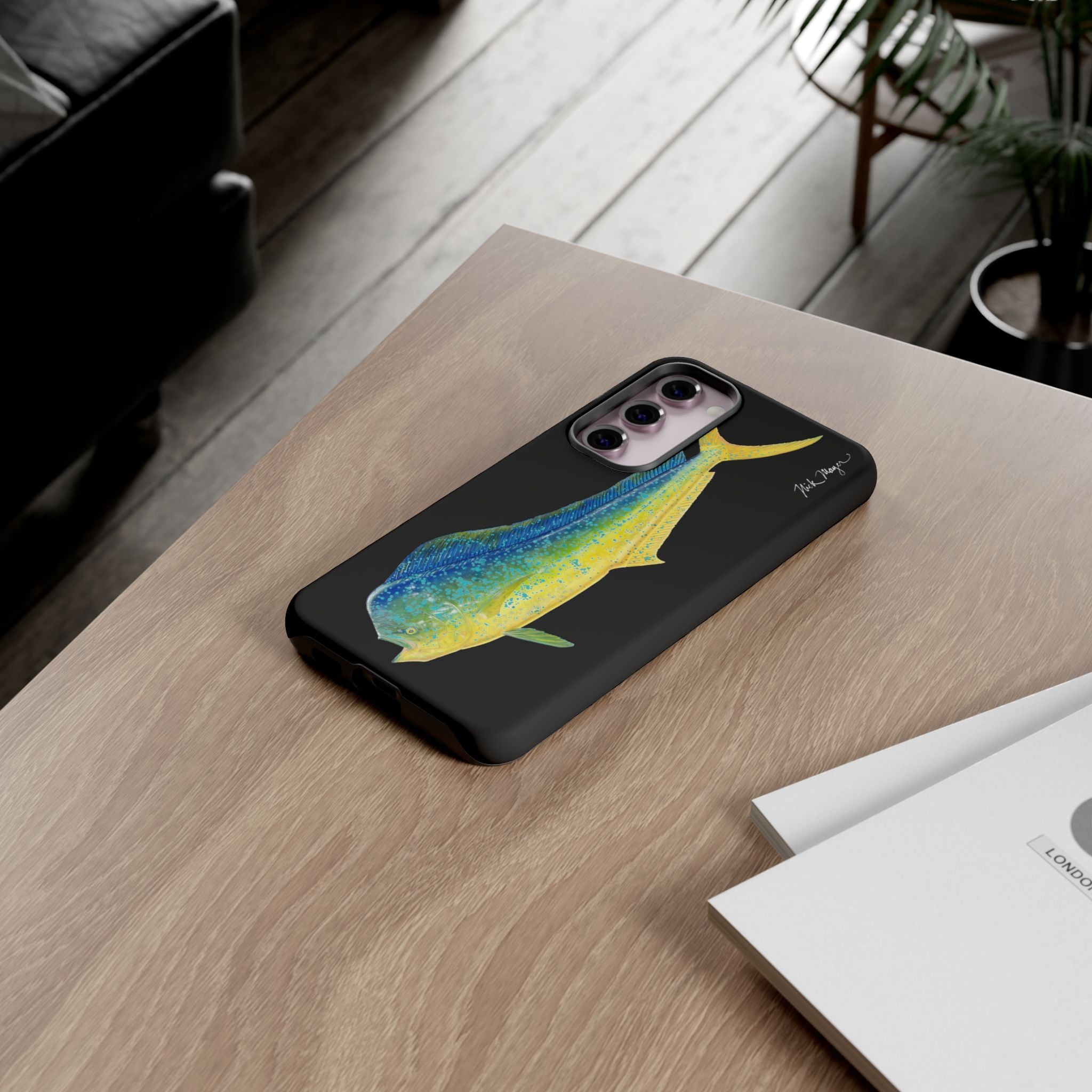 Bull Mahi Black Phone Case (Samsung)