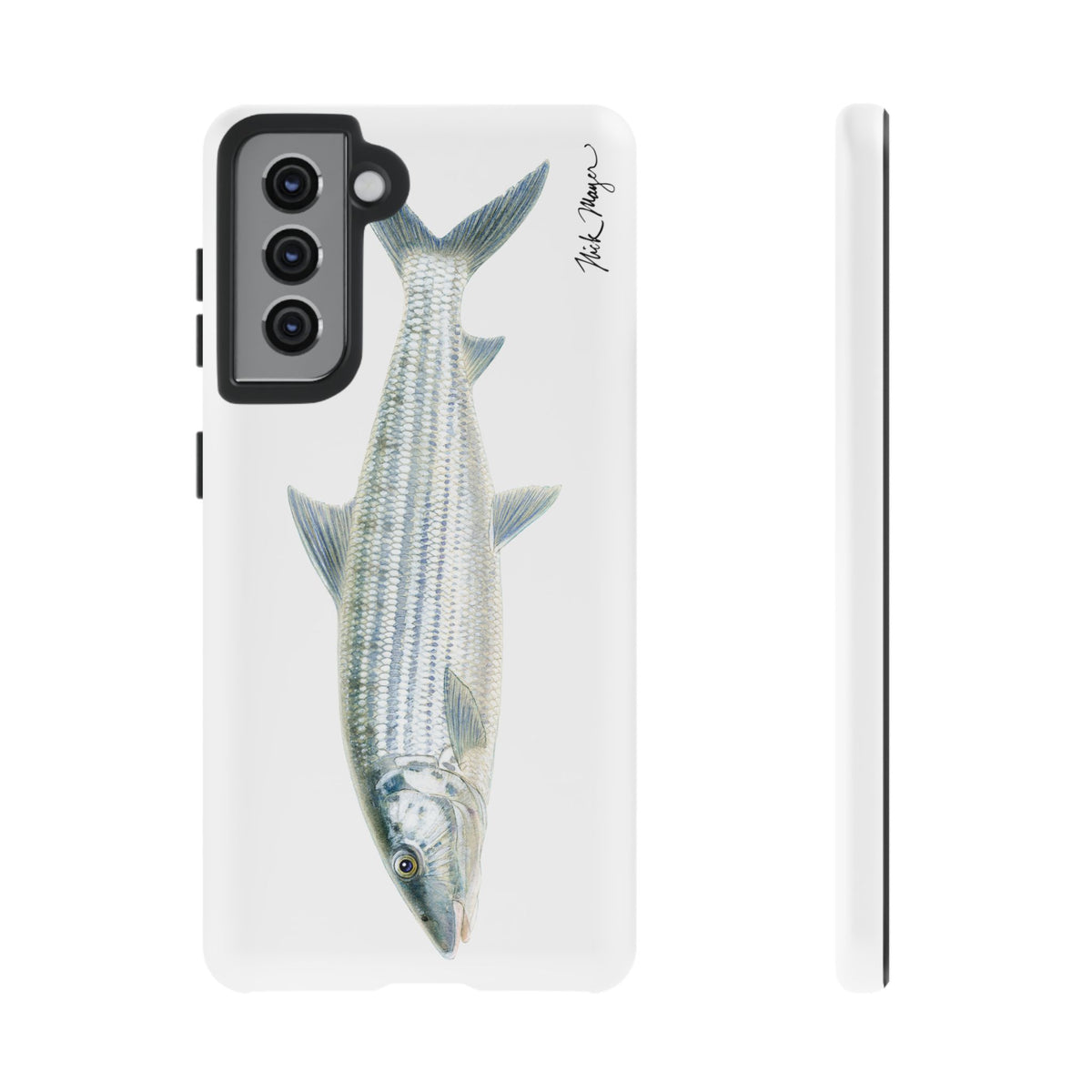 Bonefish White Phone Case (Samsung) Printify