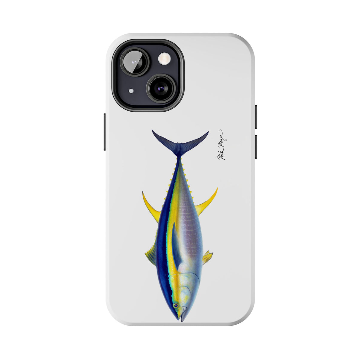 Yellowfin Tuna White Phone Case (iPhone) Printify