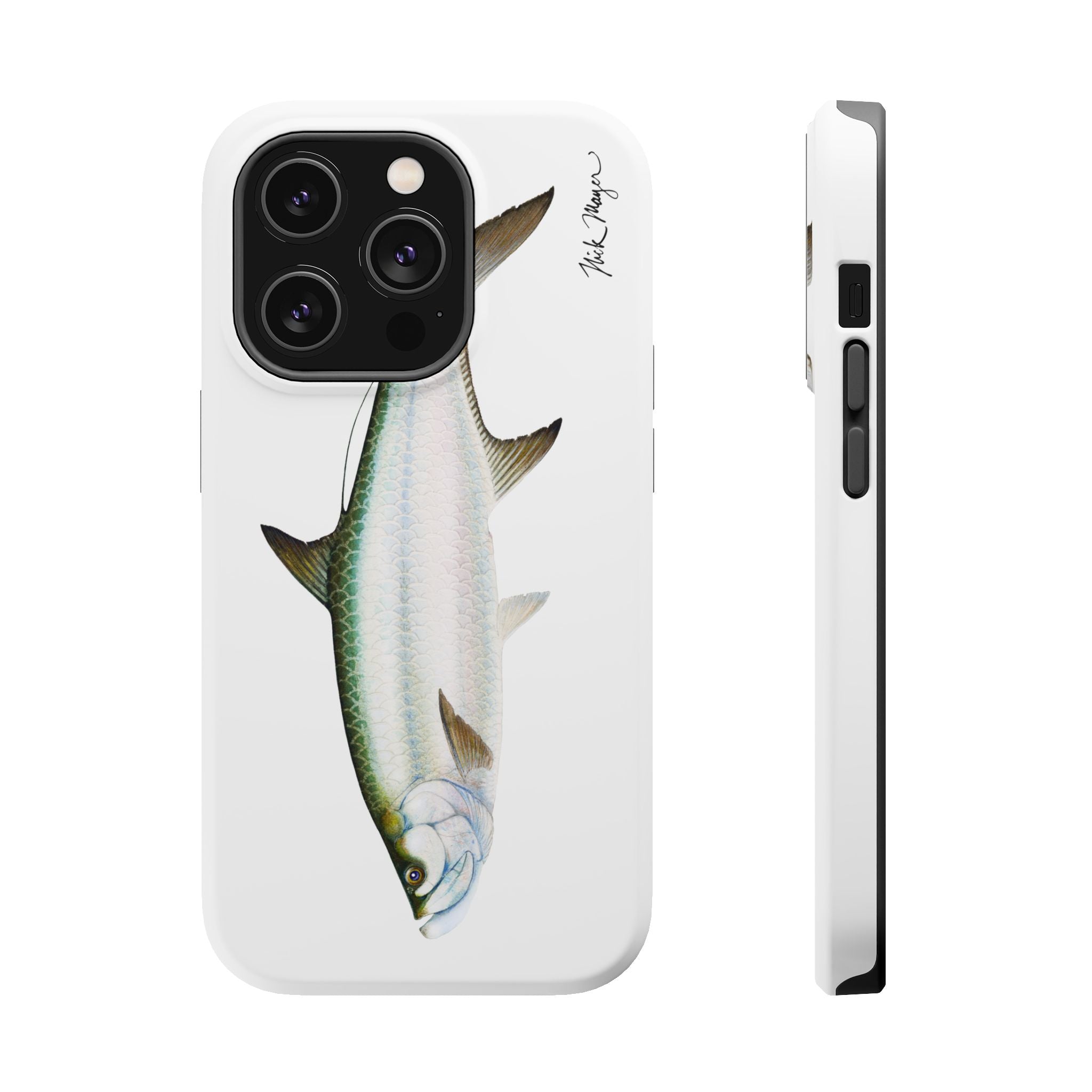 Tarpon MagSafe White iPhone Case