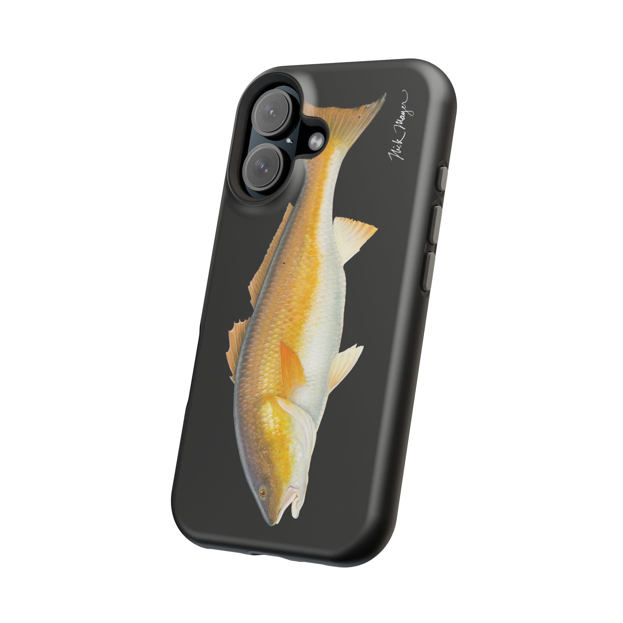 Bull Redfish MagSafe Black iPhone Case