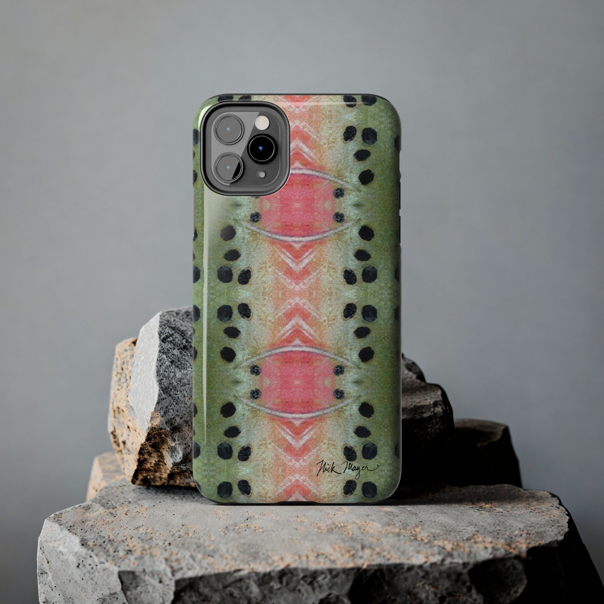 Rainbow Trout Pattern Phone Case (iPhone)
