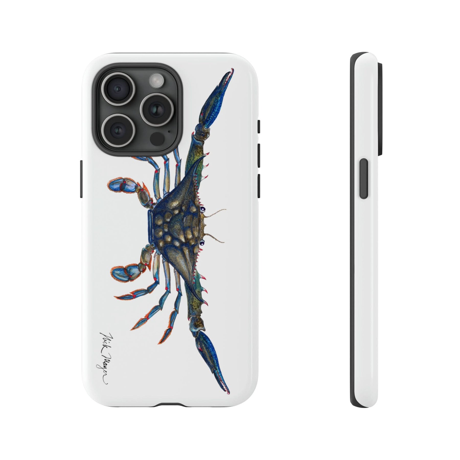 Blue Crab iPhone 15 Case