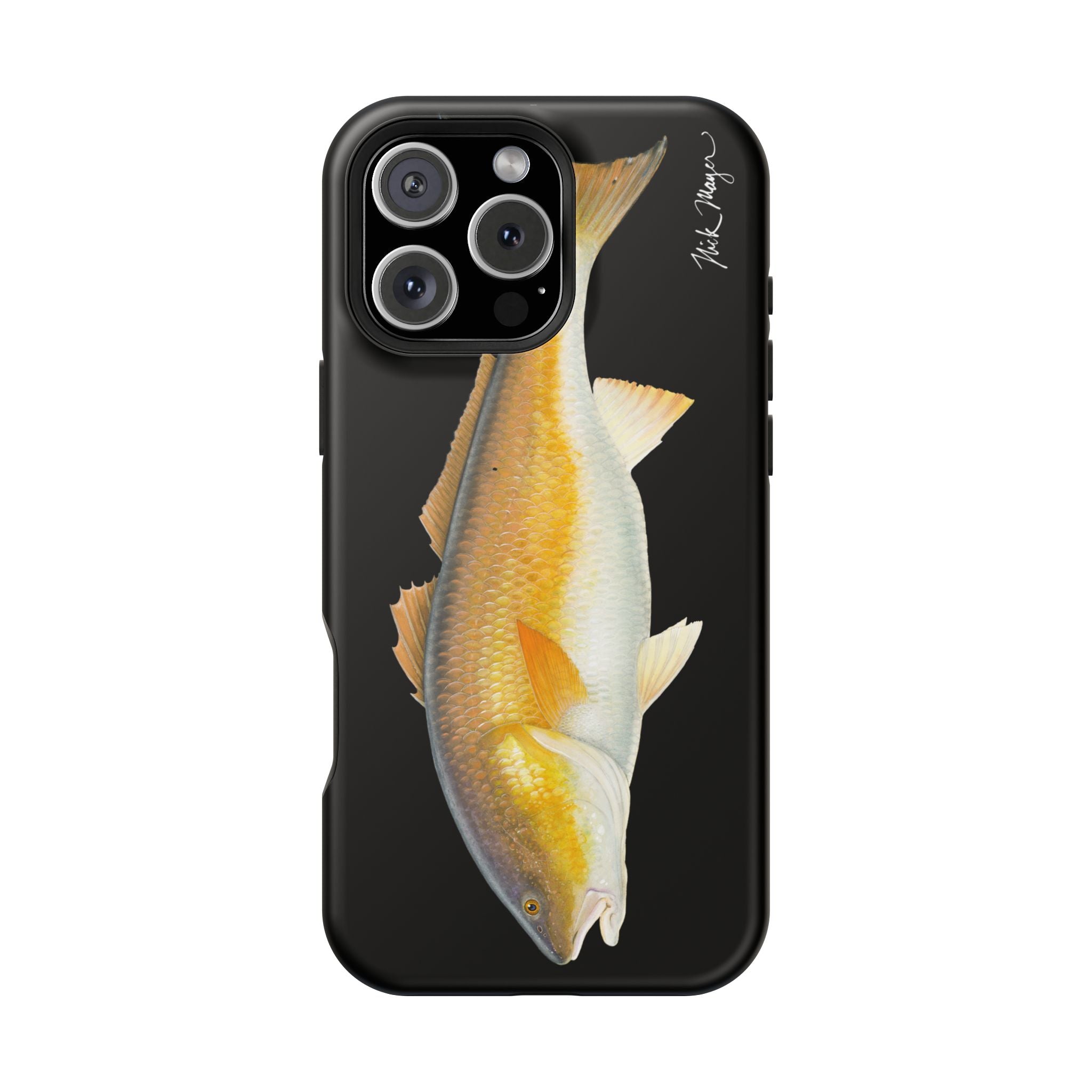 Bull Redfish MagSafe Black iPhone Case