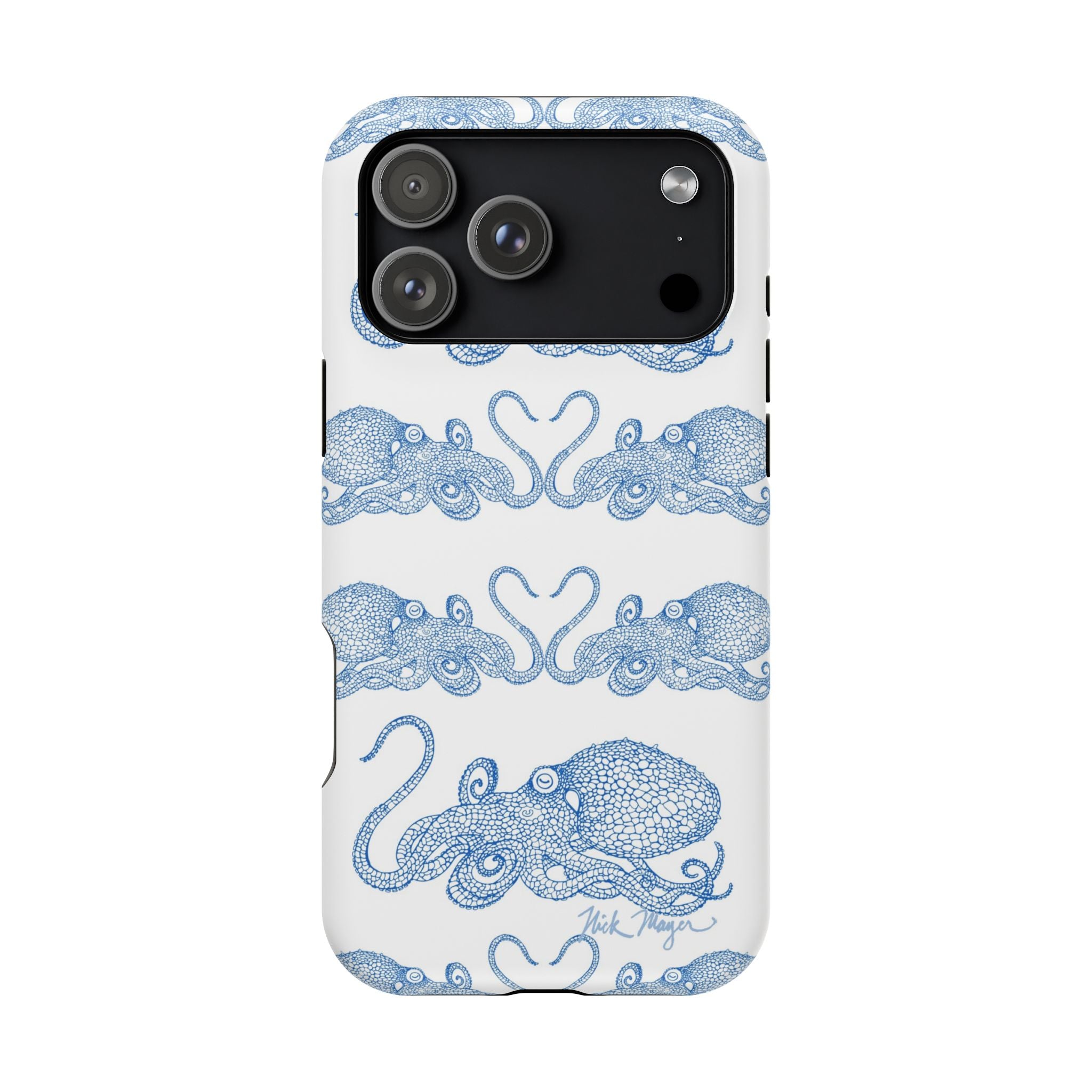 Blue Octopus 1 MagSafe iPhone Case