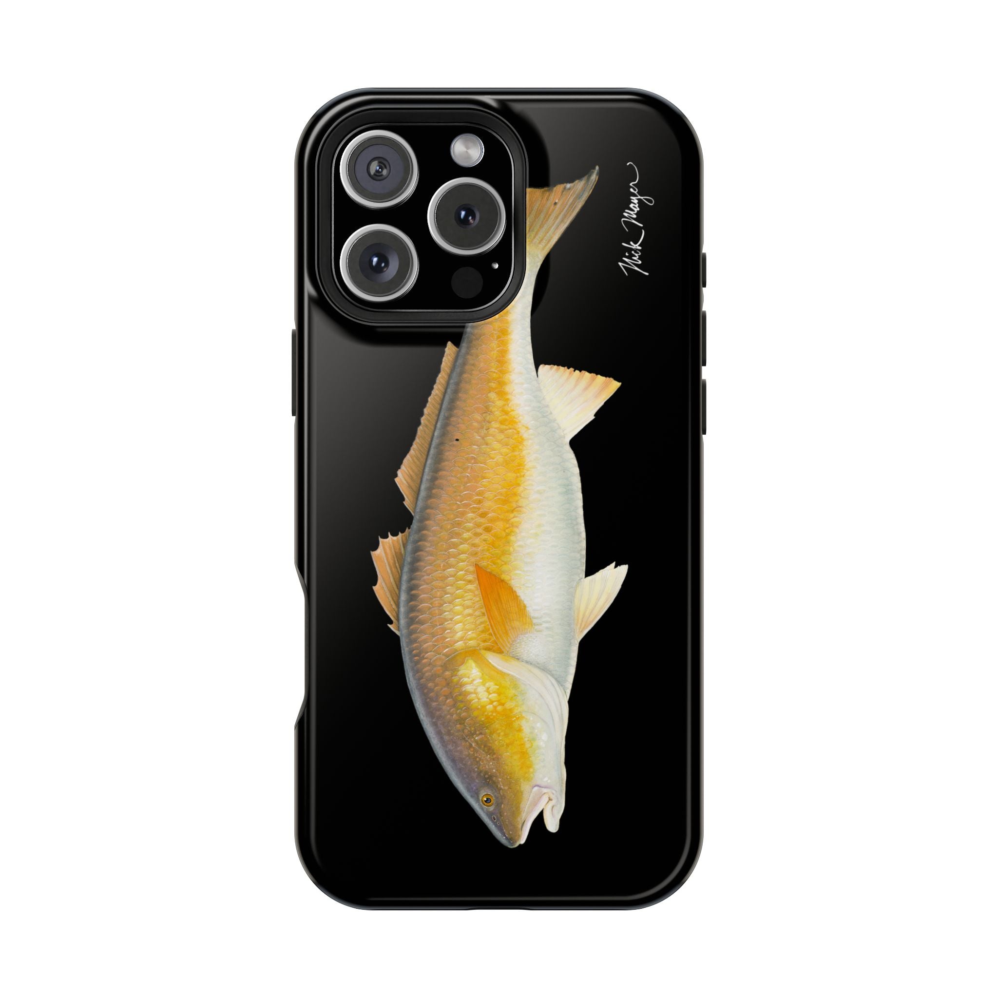 Bull Redfish MagSafe Black iPhone Case