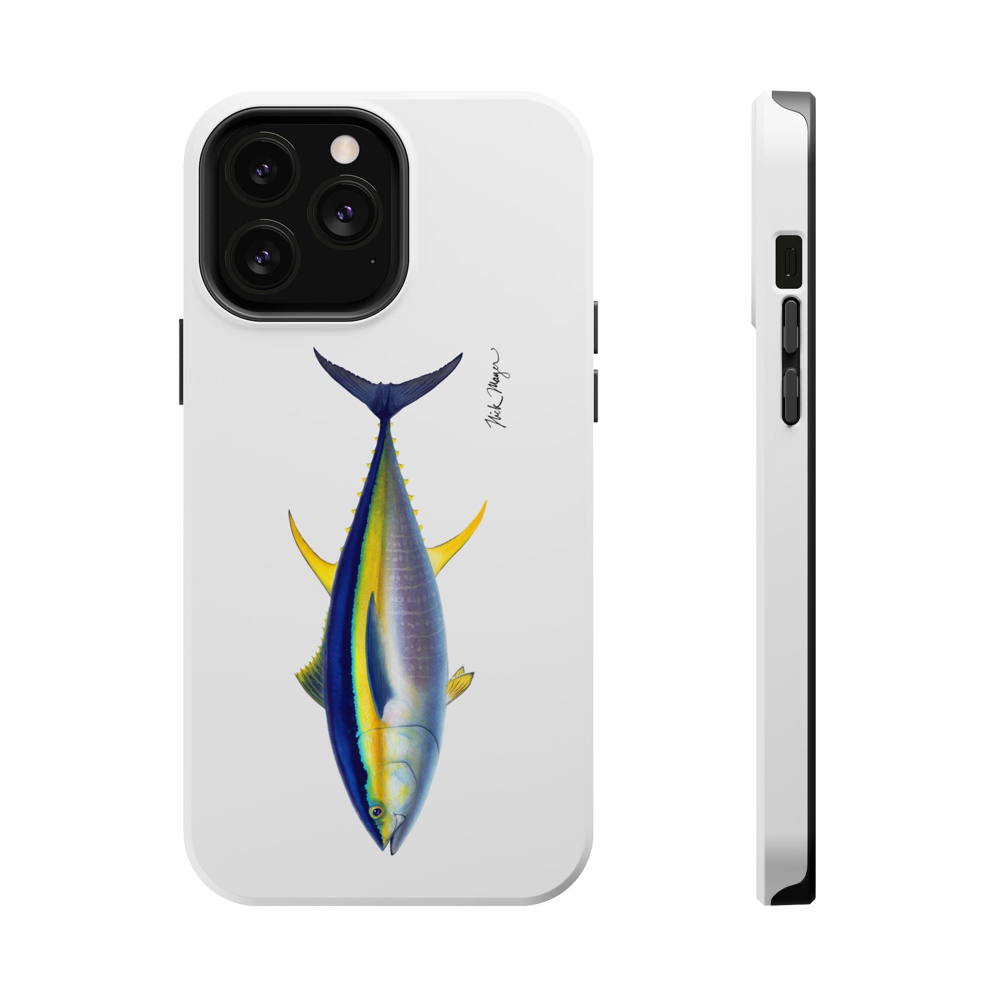 Yellowfin Tuna MagSafe White iPhone Case
