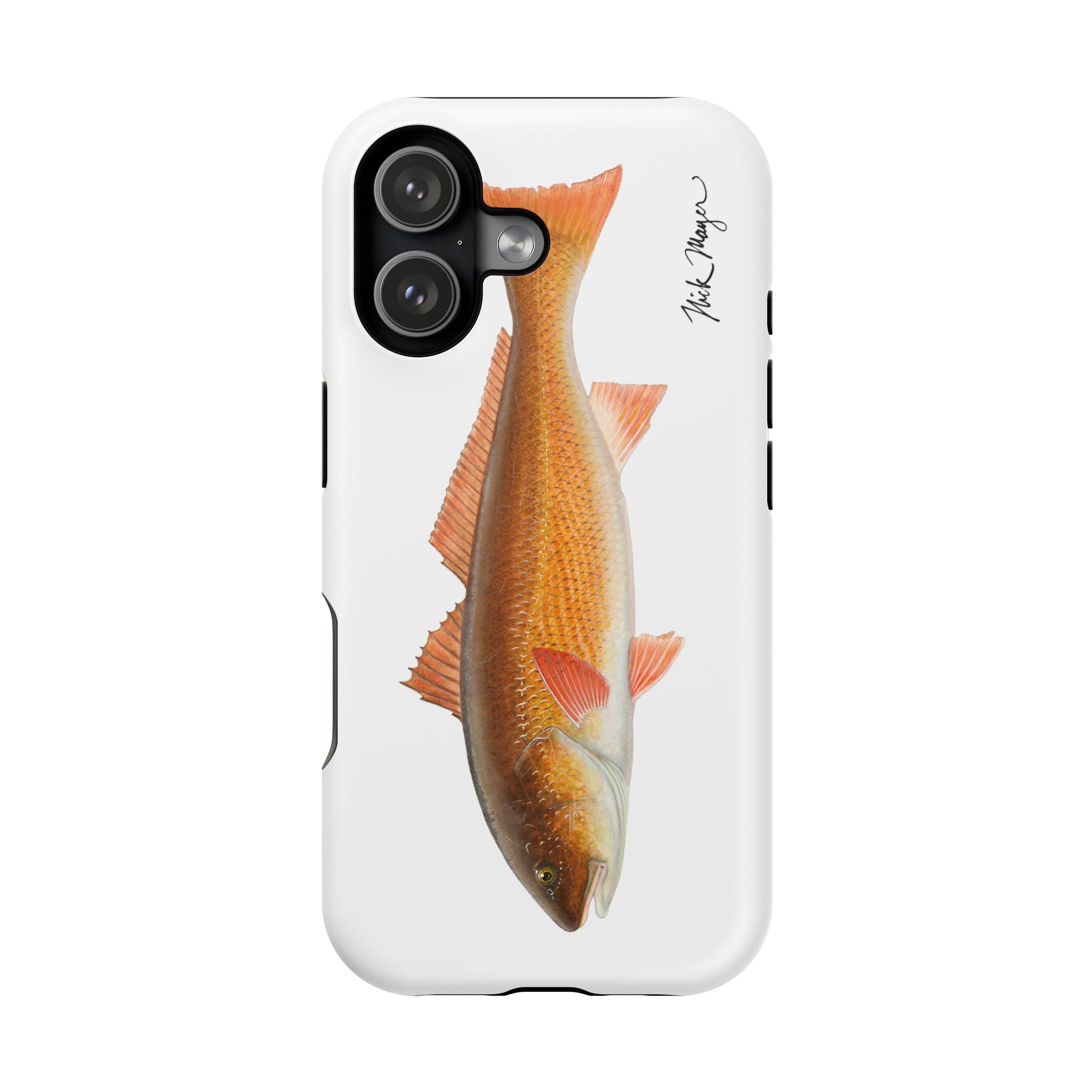 Redfish MagSafe White iPhone Case