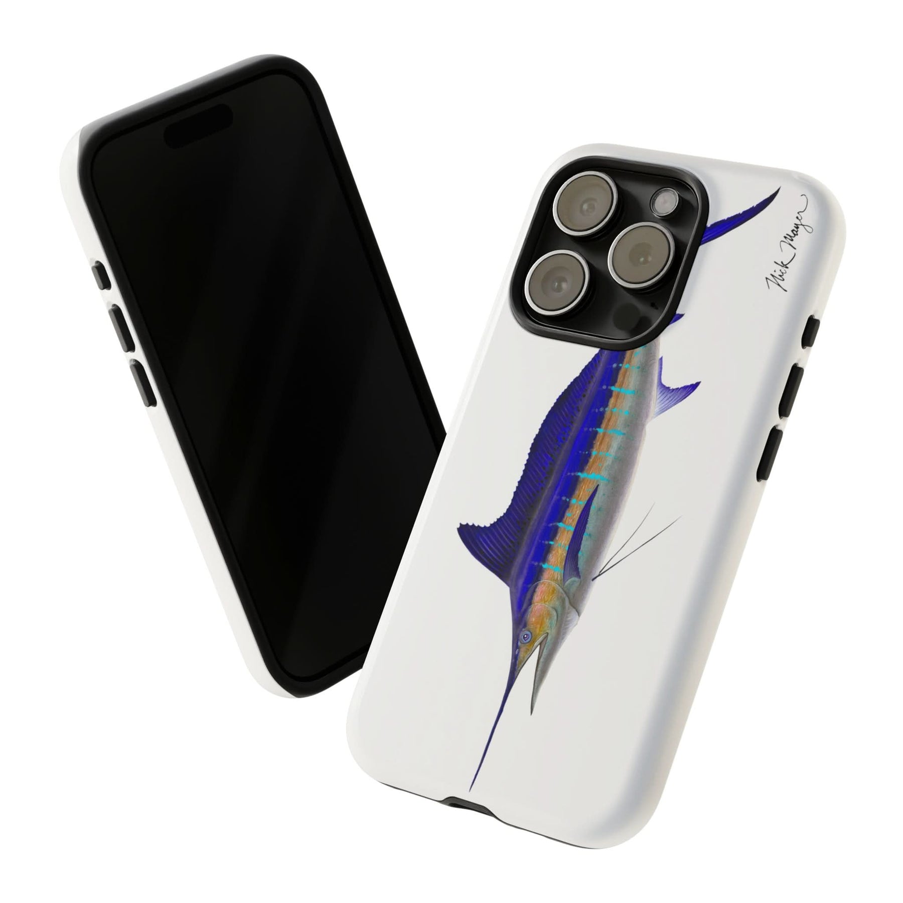 Striped Marlin iPhone 15 Case