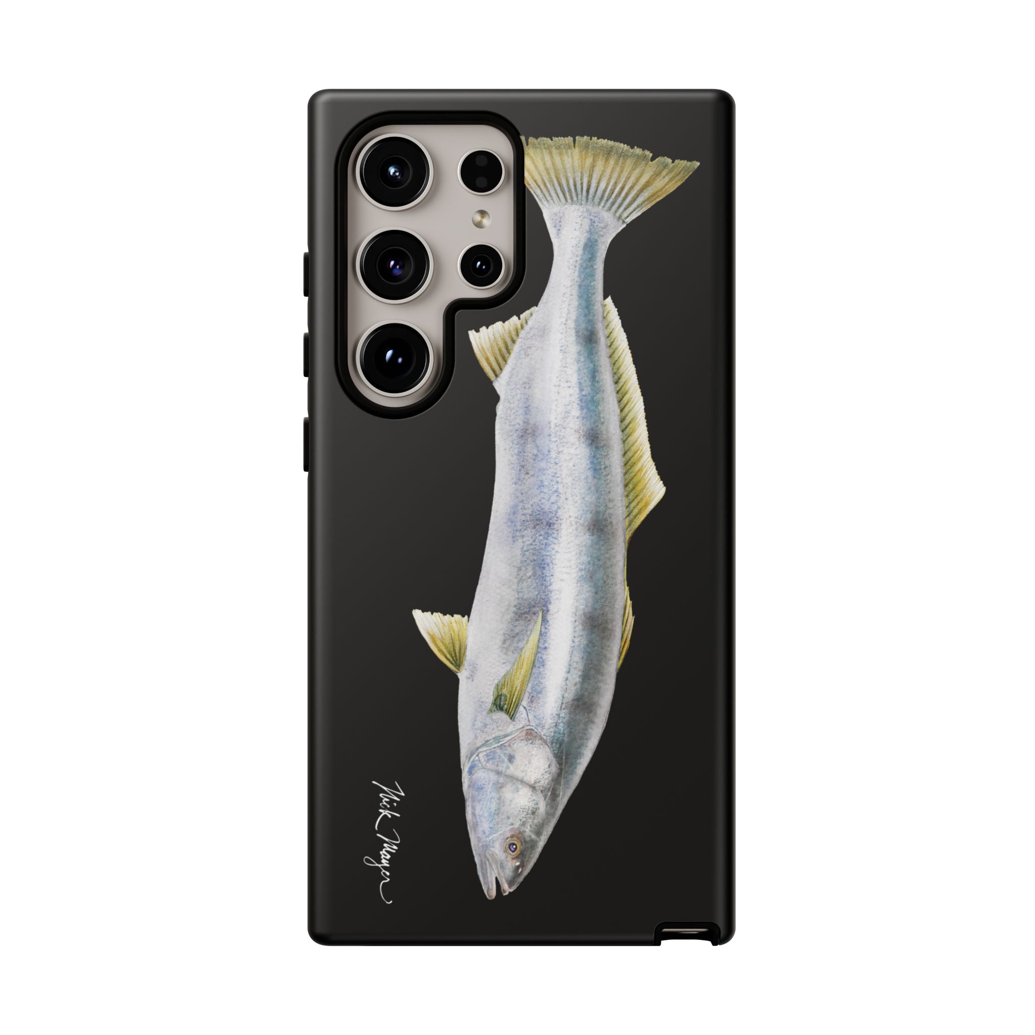White Sea Bass Phone Case (Samsung) - black