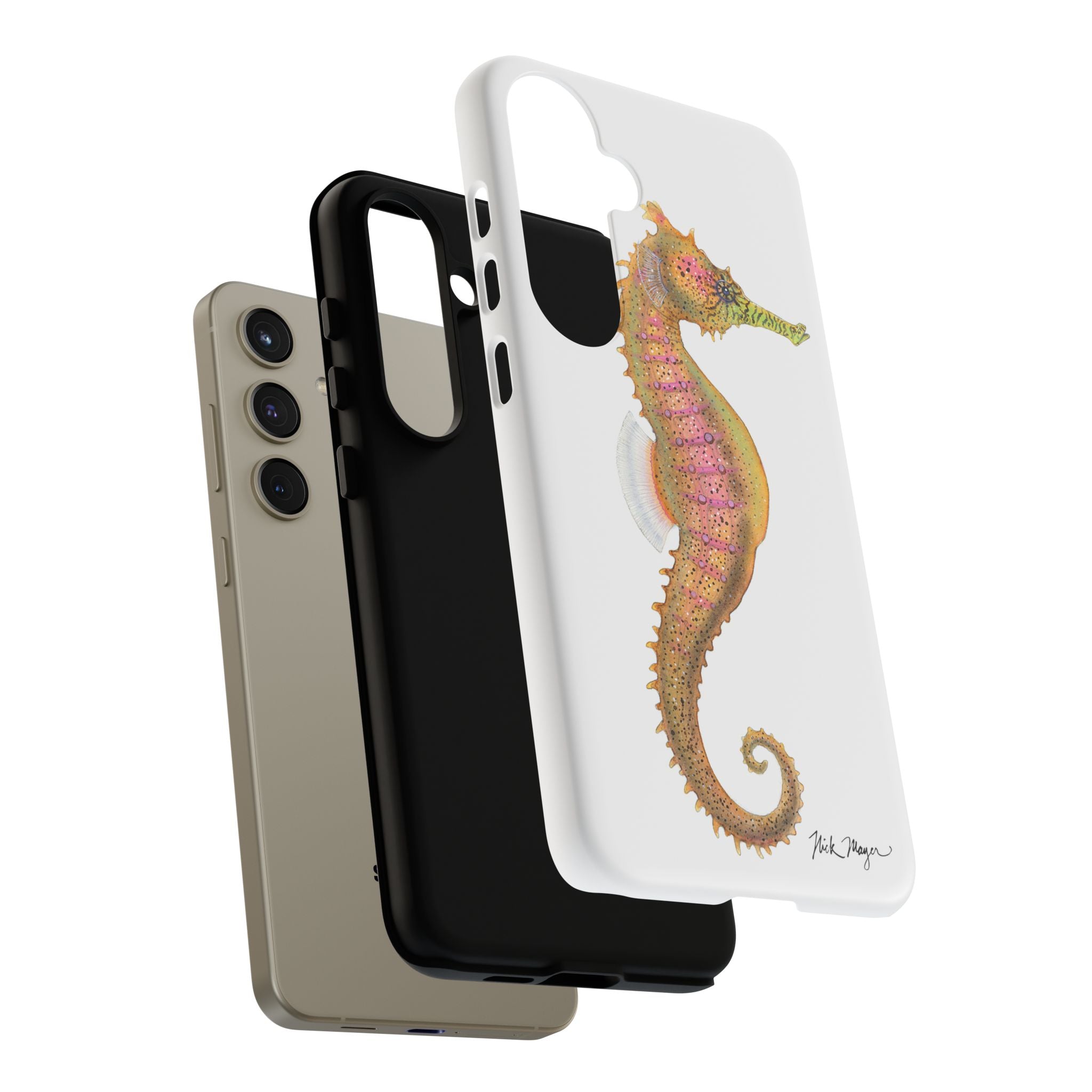 Pink Seahorse Phone Case (Samsung)
