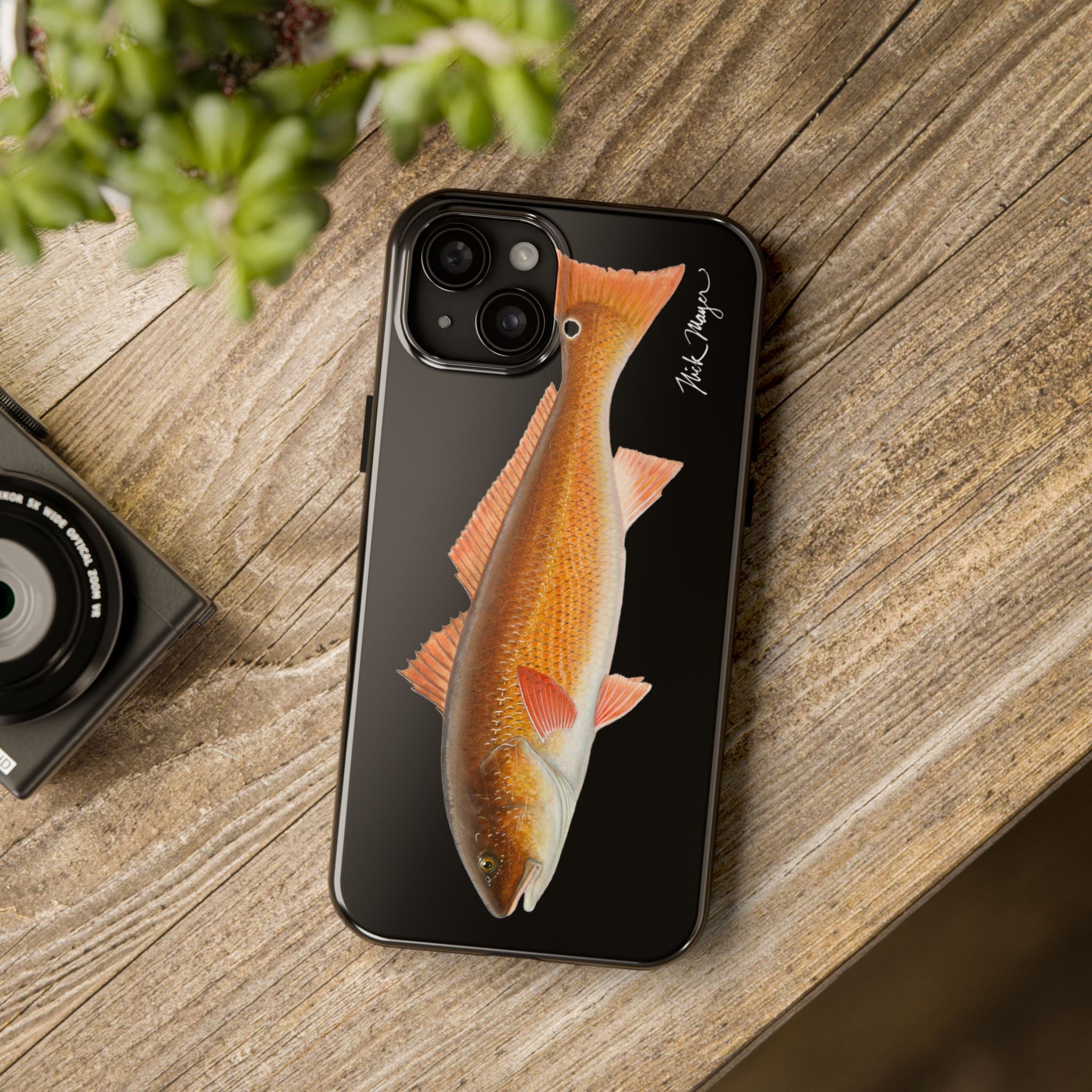 Redfish Black Phone Case (iPhone)
