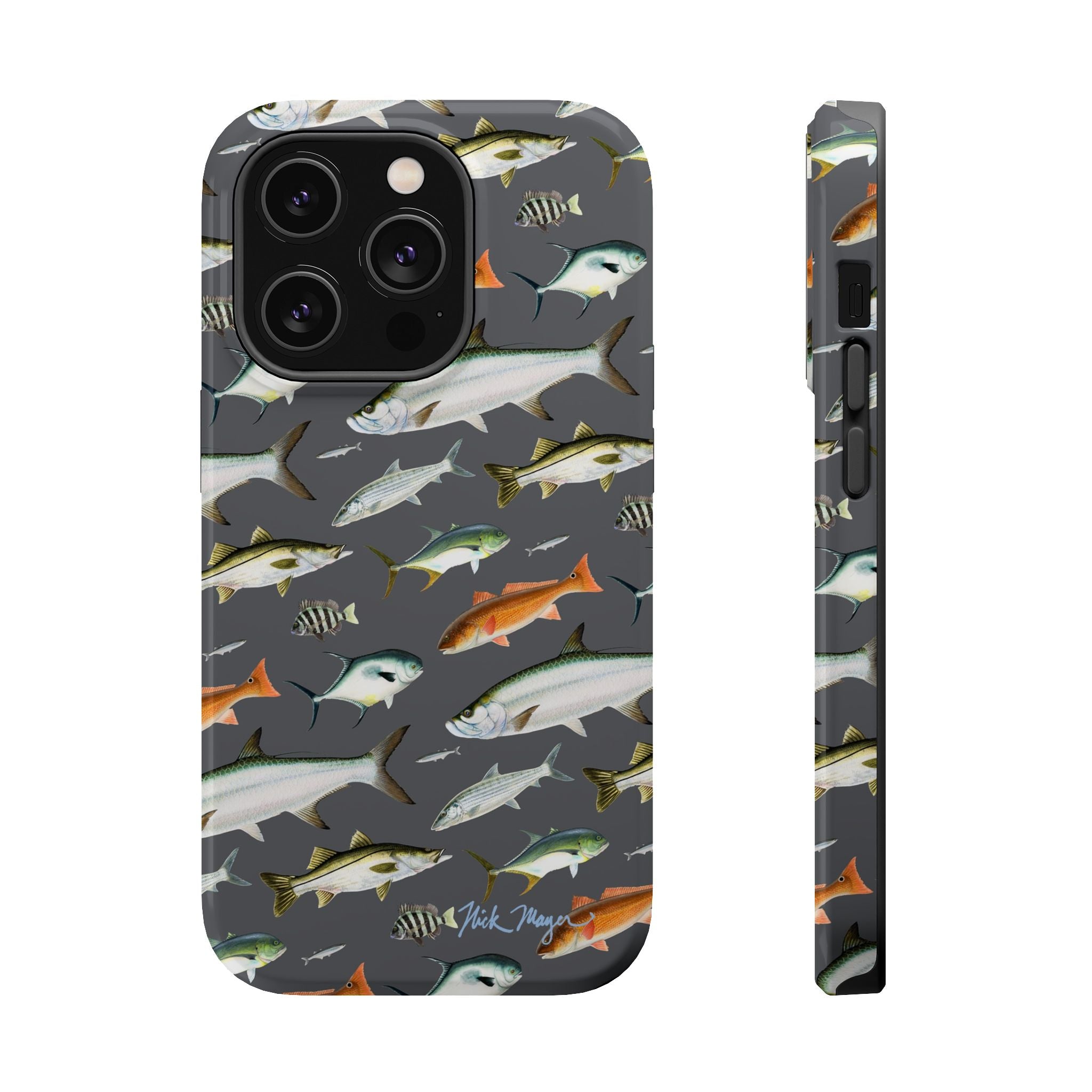 NEW Southern Fish Grey MagSafe iPhone Case