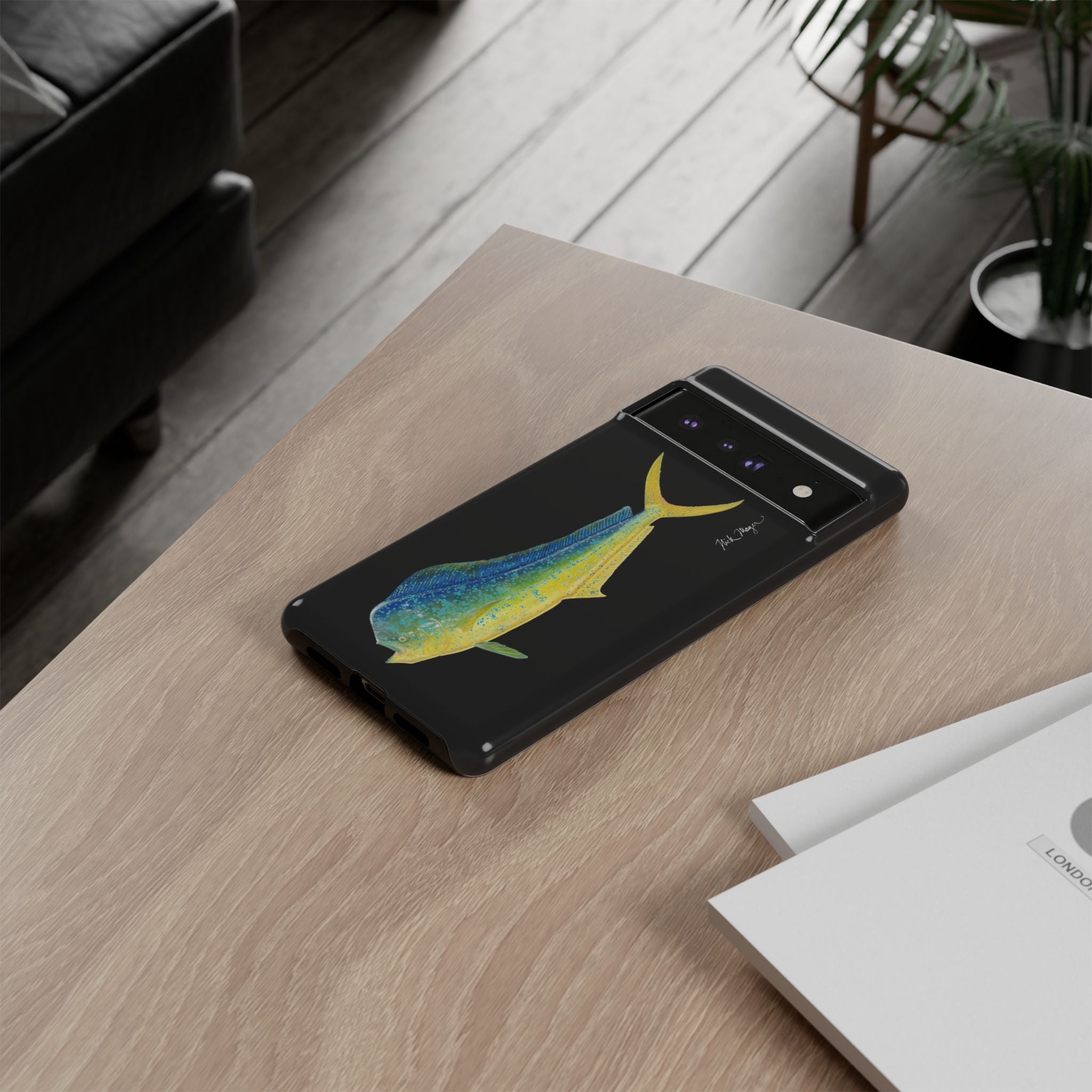 Bull Mahi Black Phone Case (Samsung)