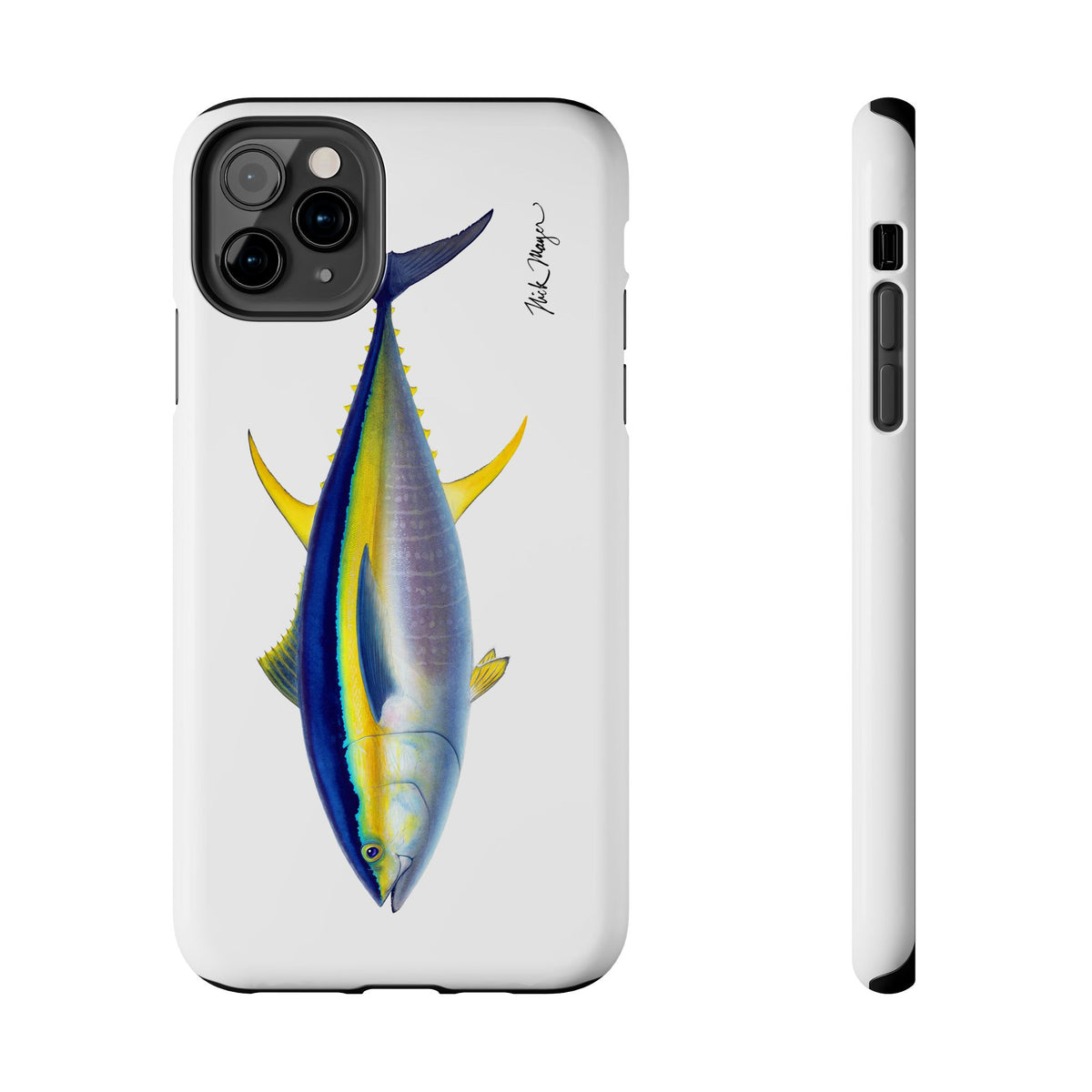 Yellowfin Tuna White Phone Case (iPhone) Printify