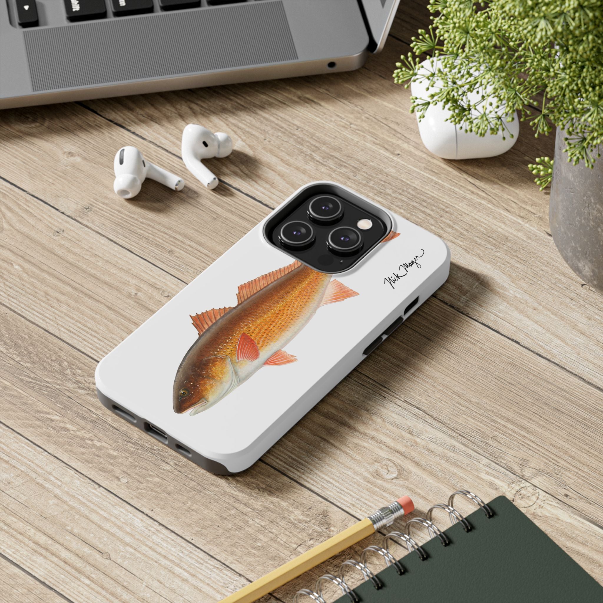 Redfish White Phone Case (iPhone)