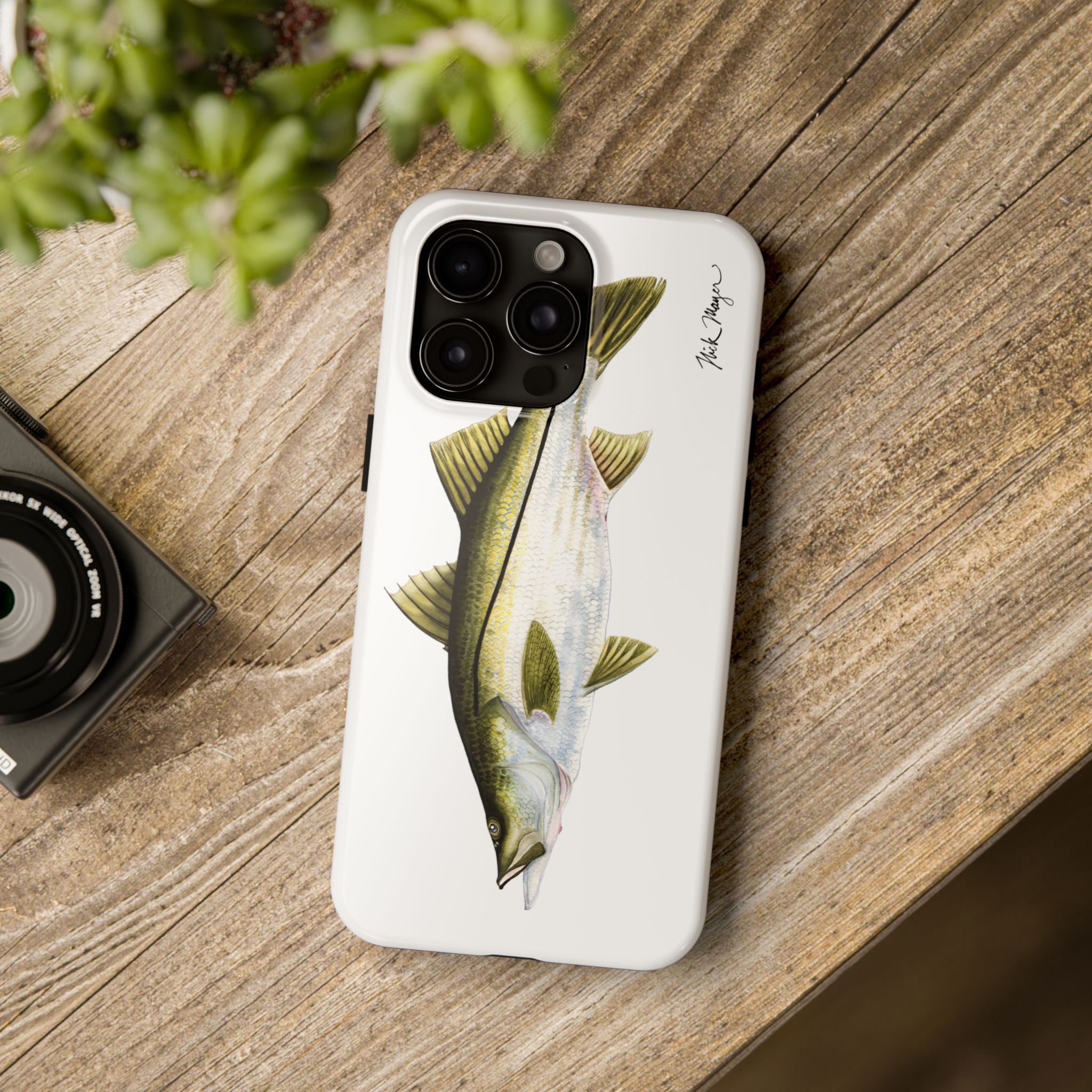 Snook White Phone Case (iPhone)