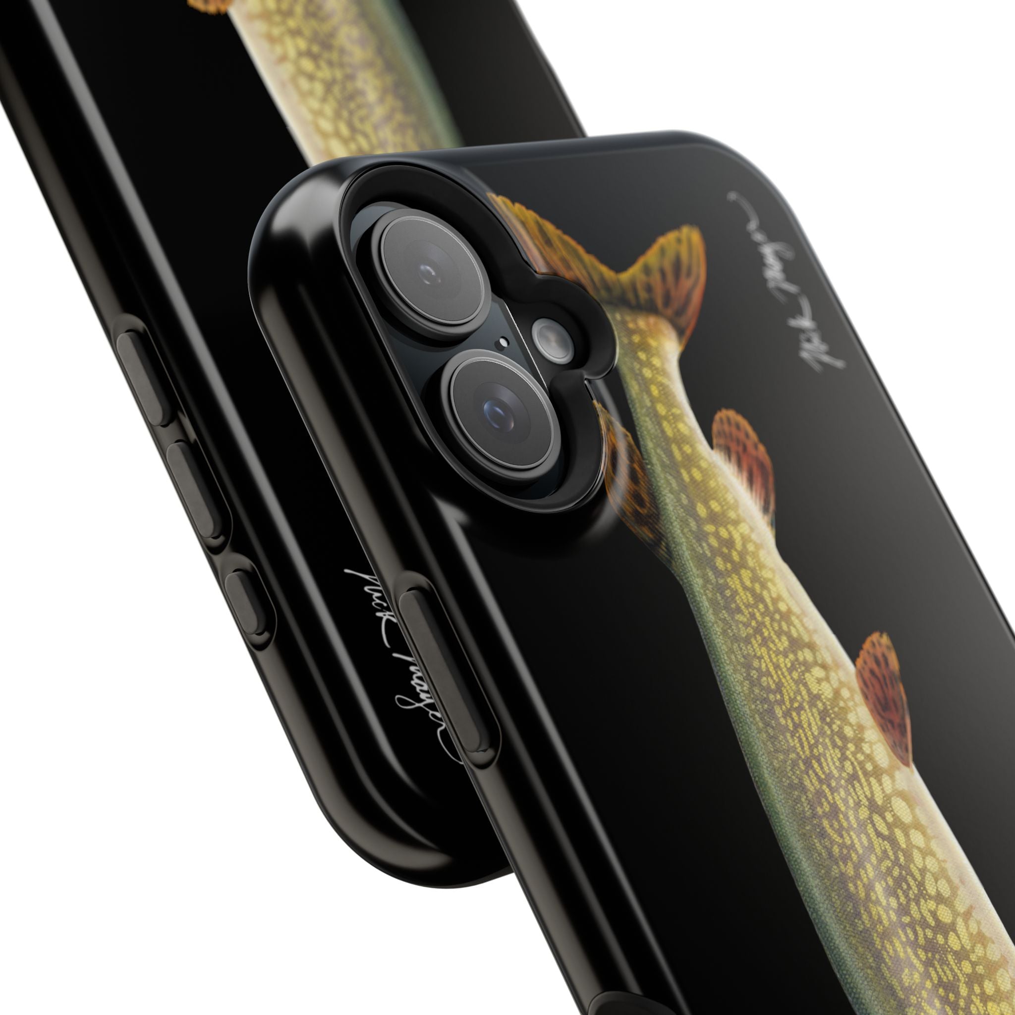 Northern Pike MagSafe Black iPhone Case Printify