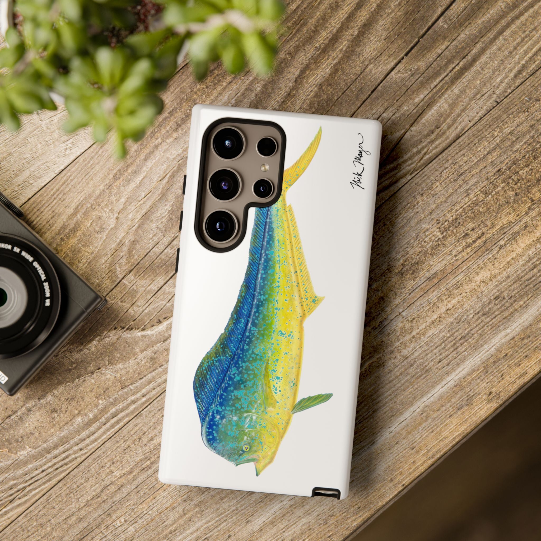 Bull Mahi White Phone Case (Samsung)