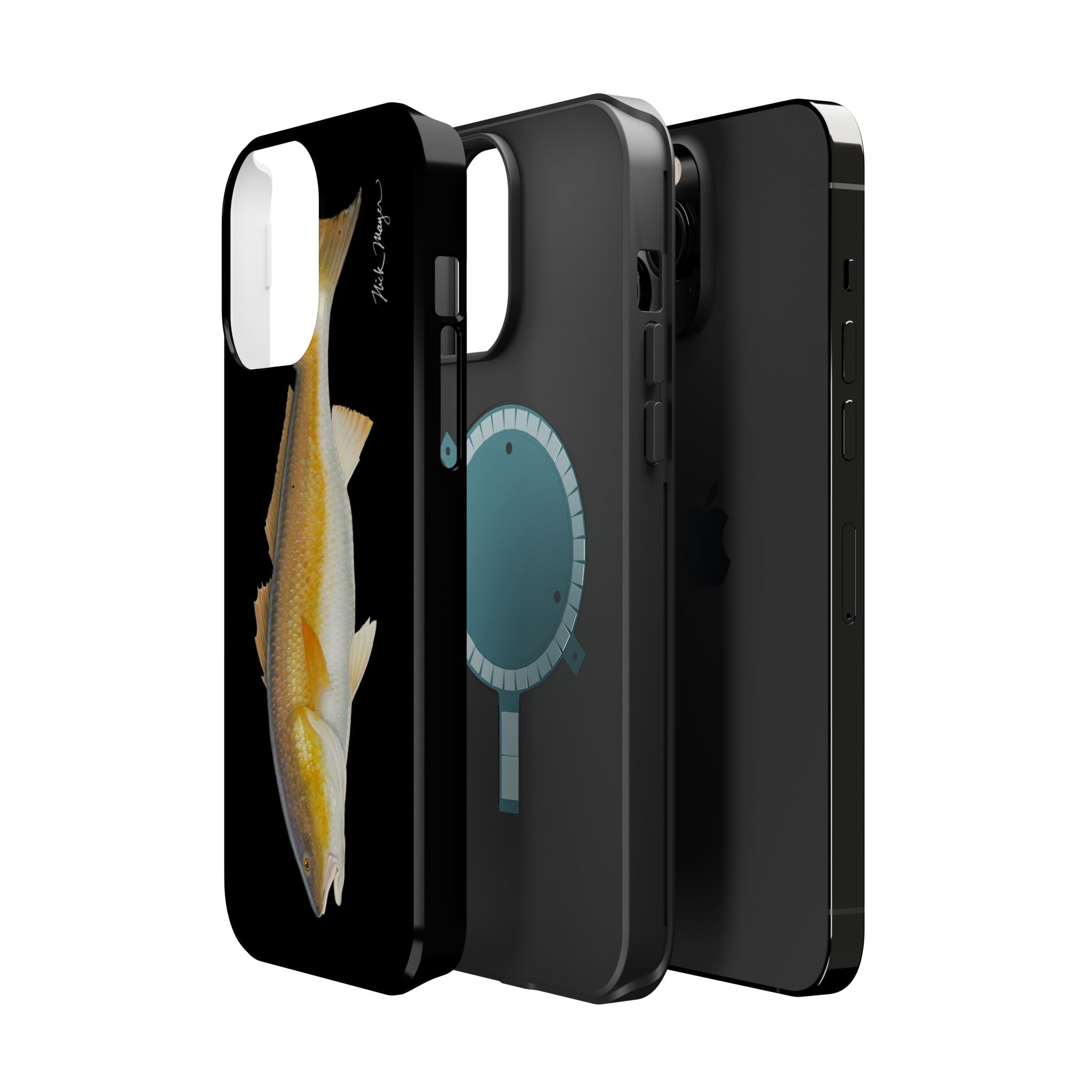 Bull Redfish MagSafe Black iPhone Case