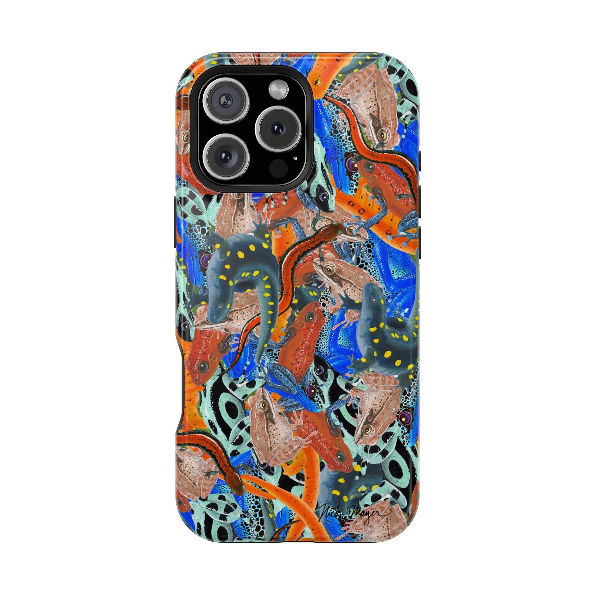 Frogs and Salamanders MagSafe iPhone Case