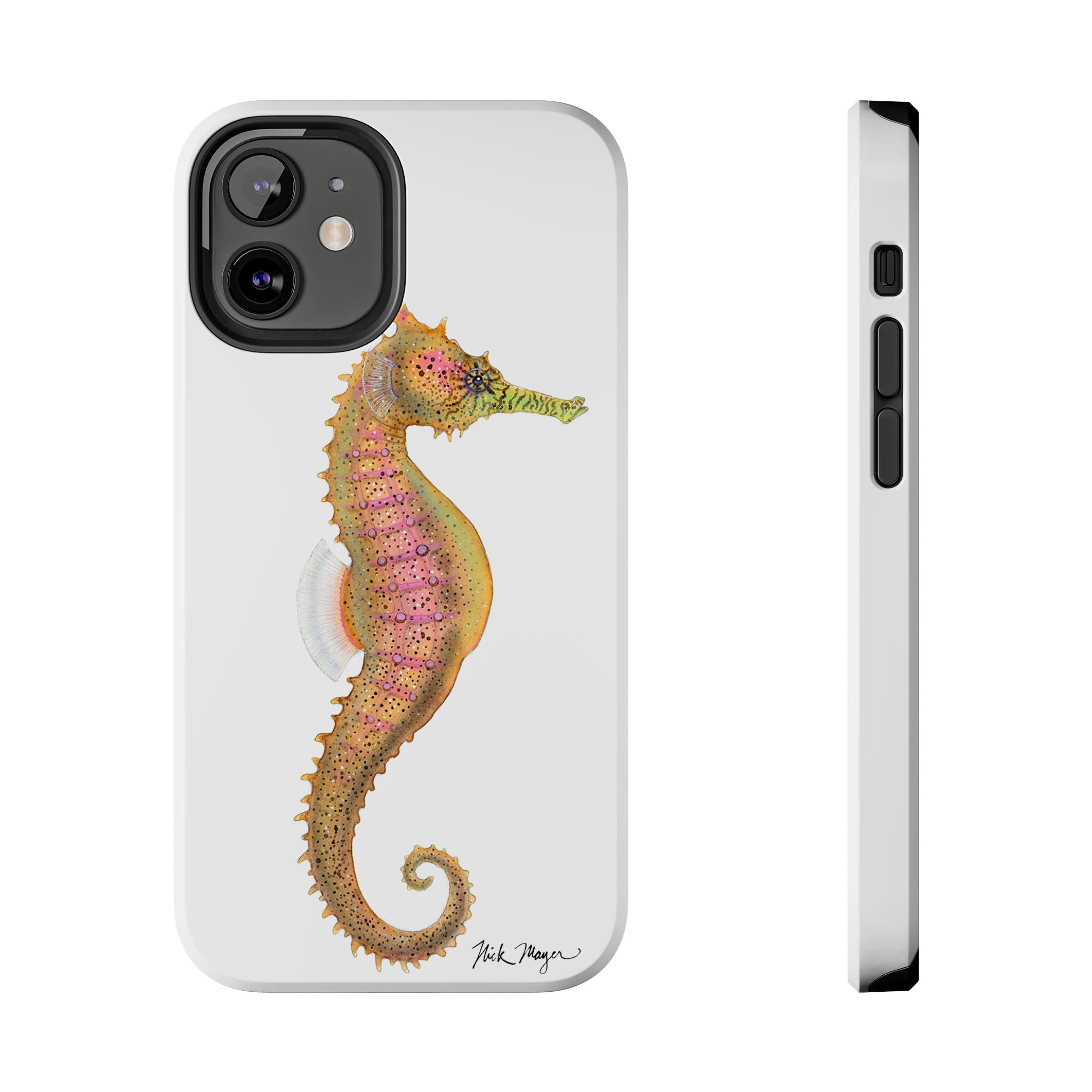 Pink Seahorse Phone Case (iPhone)
