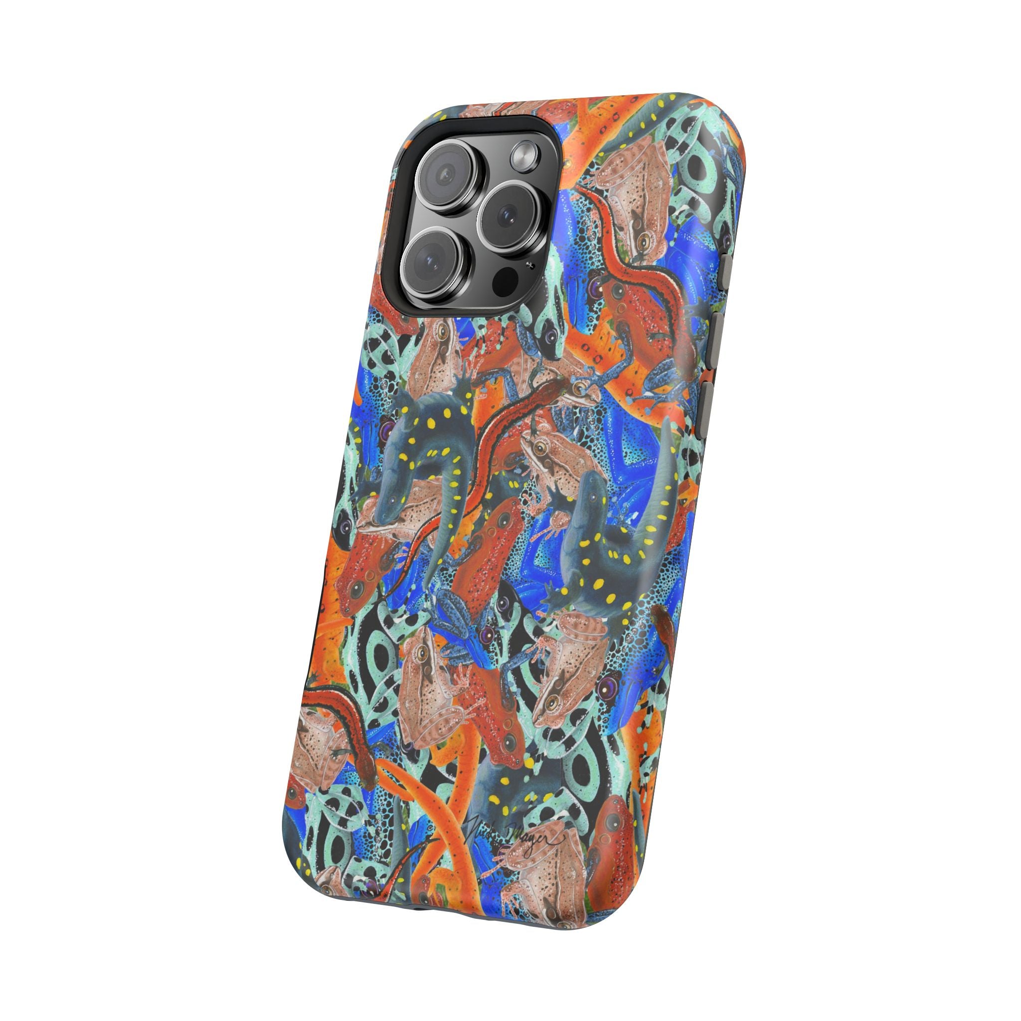 NEW Frogs and Salamanders MagSafe iPhone Case