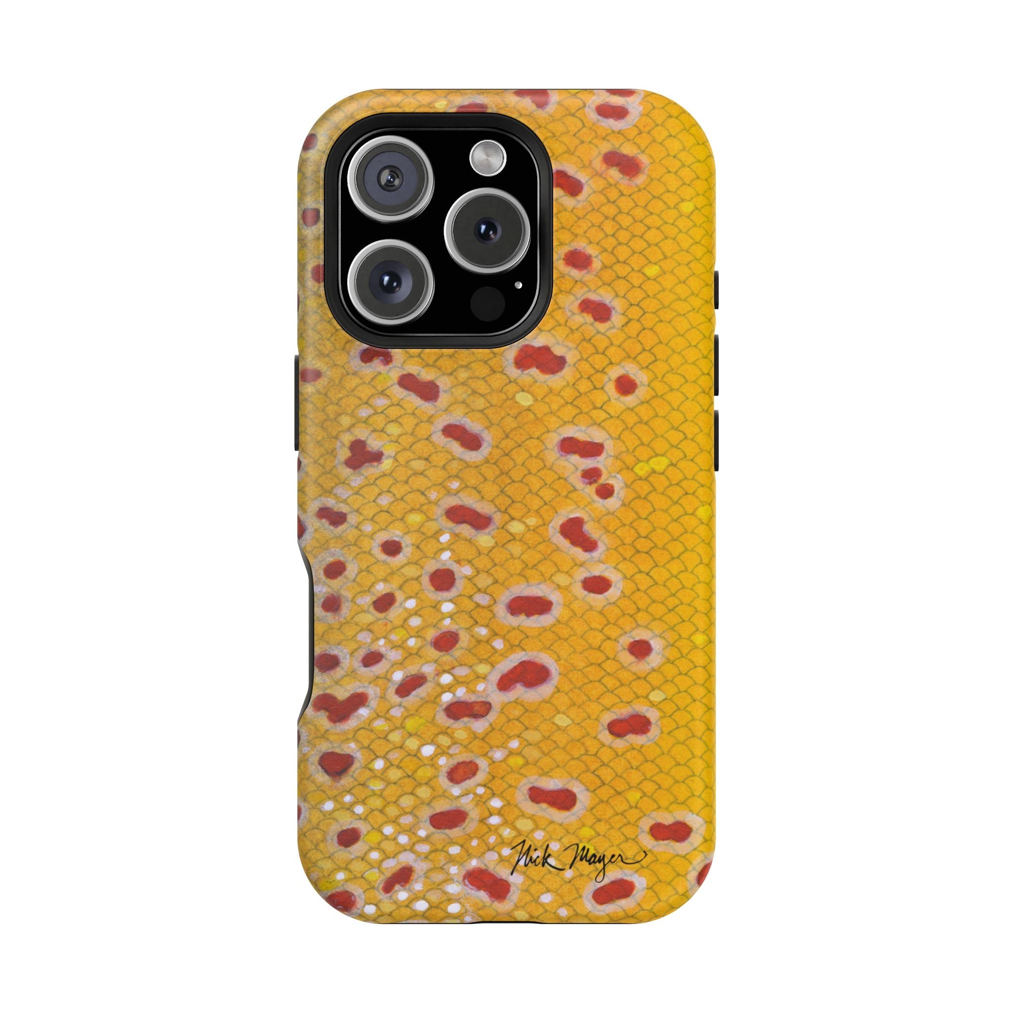 Brown Trout 3 Skin MagSafe iPhone Case