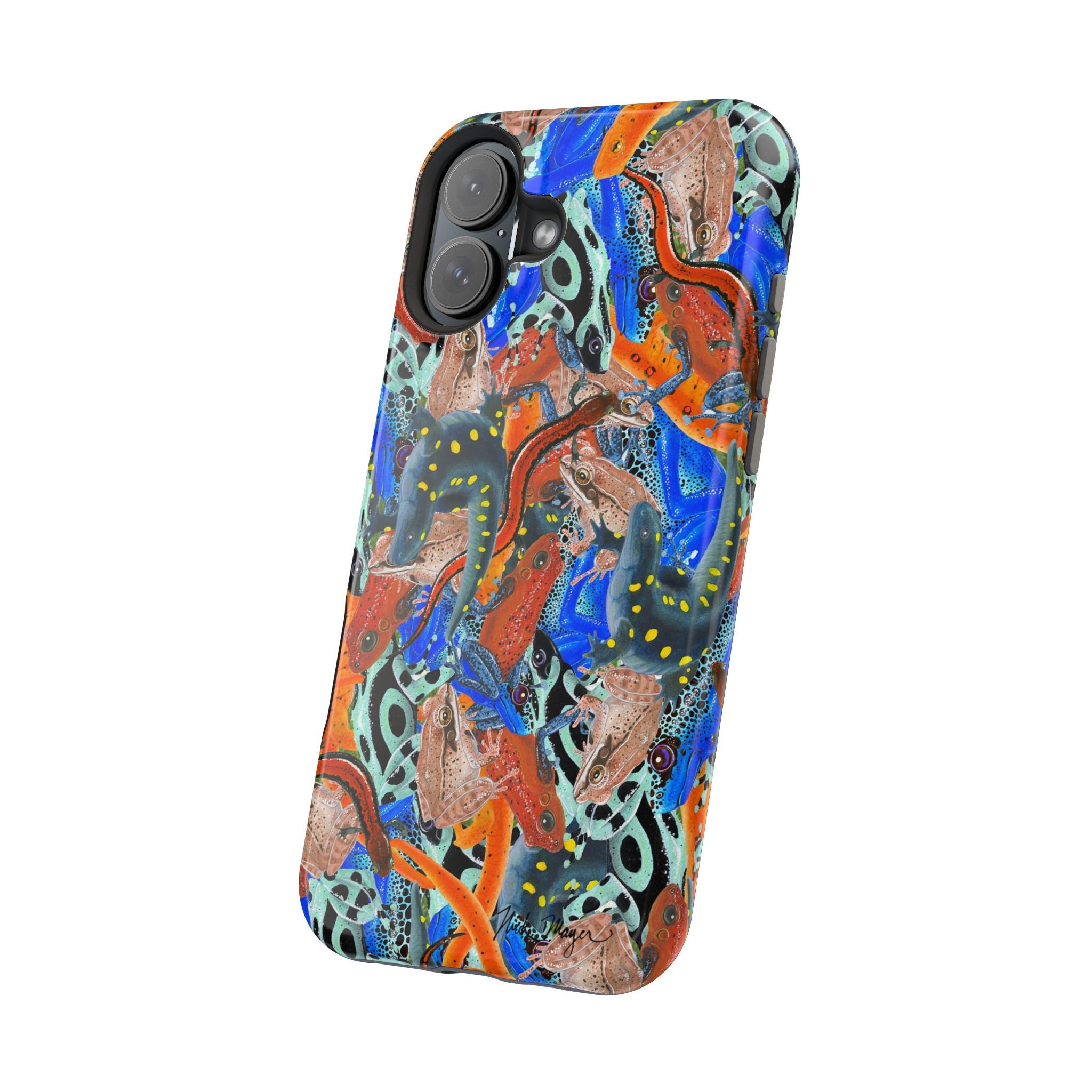 Frogs and Salamanders MagSafe iPhone Case