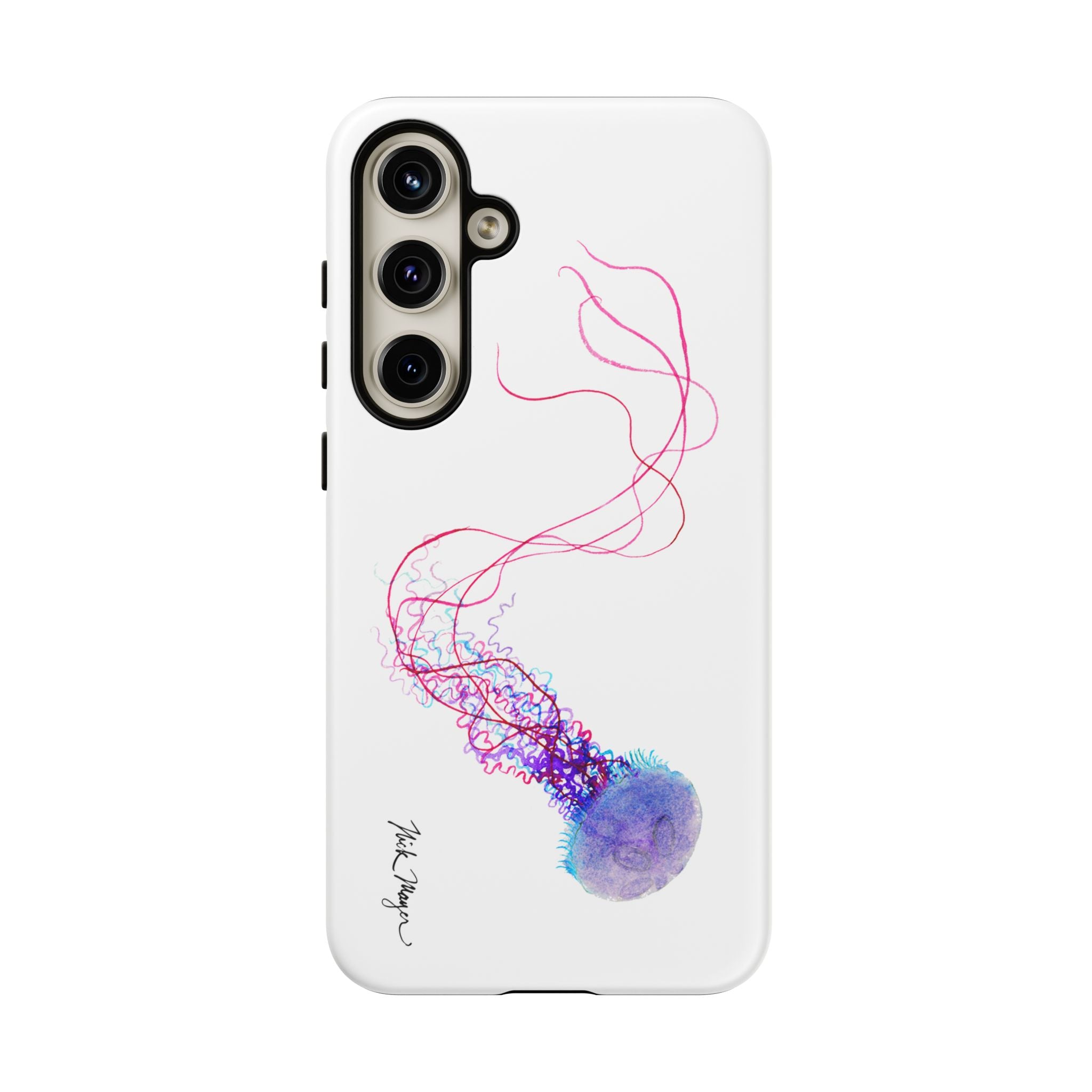 Purple Jellyfish I Phone Case (Samsung)