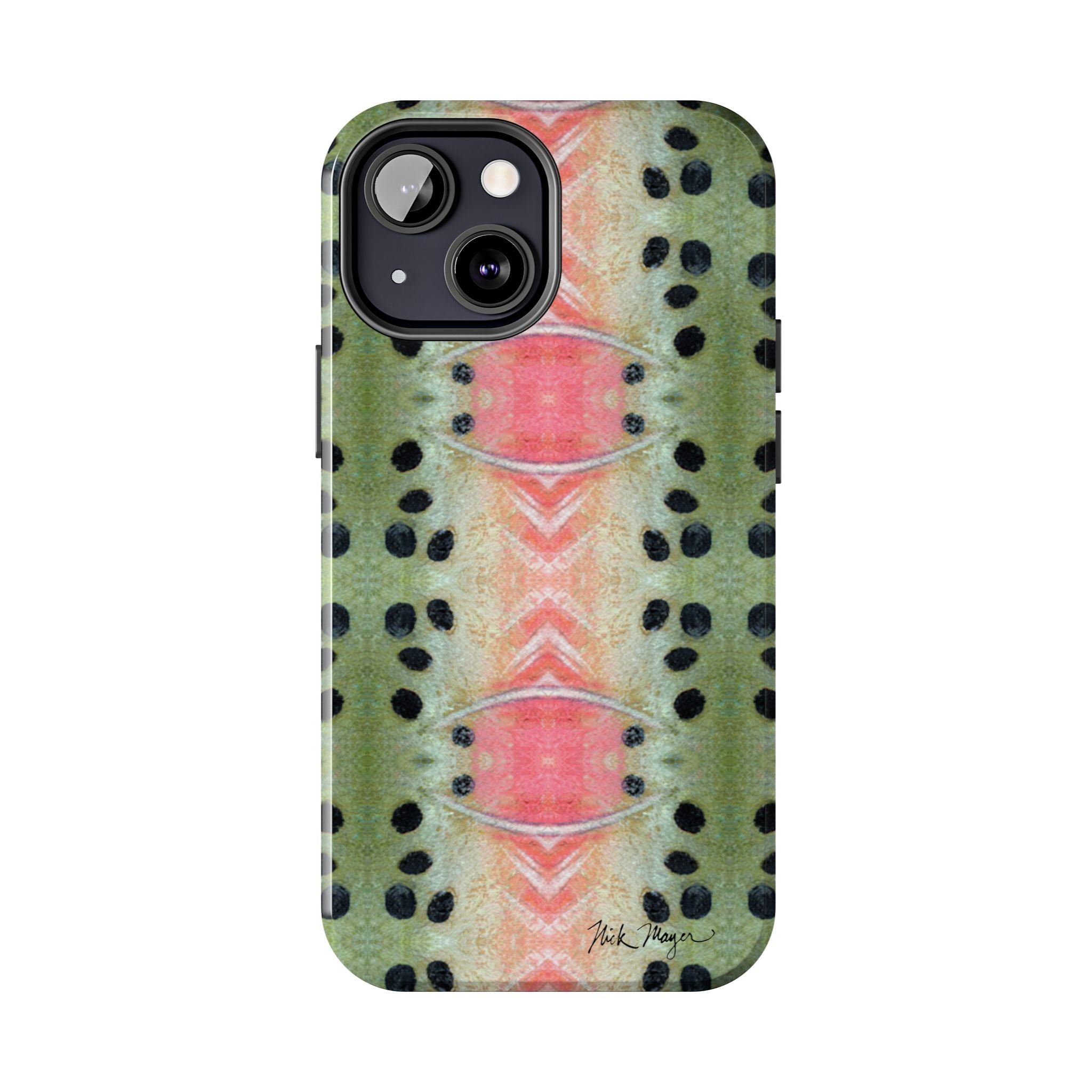 Rainbow Trout Pattern Phone Case (iPhone)