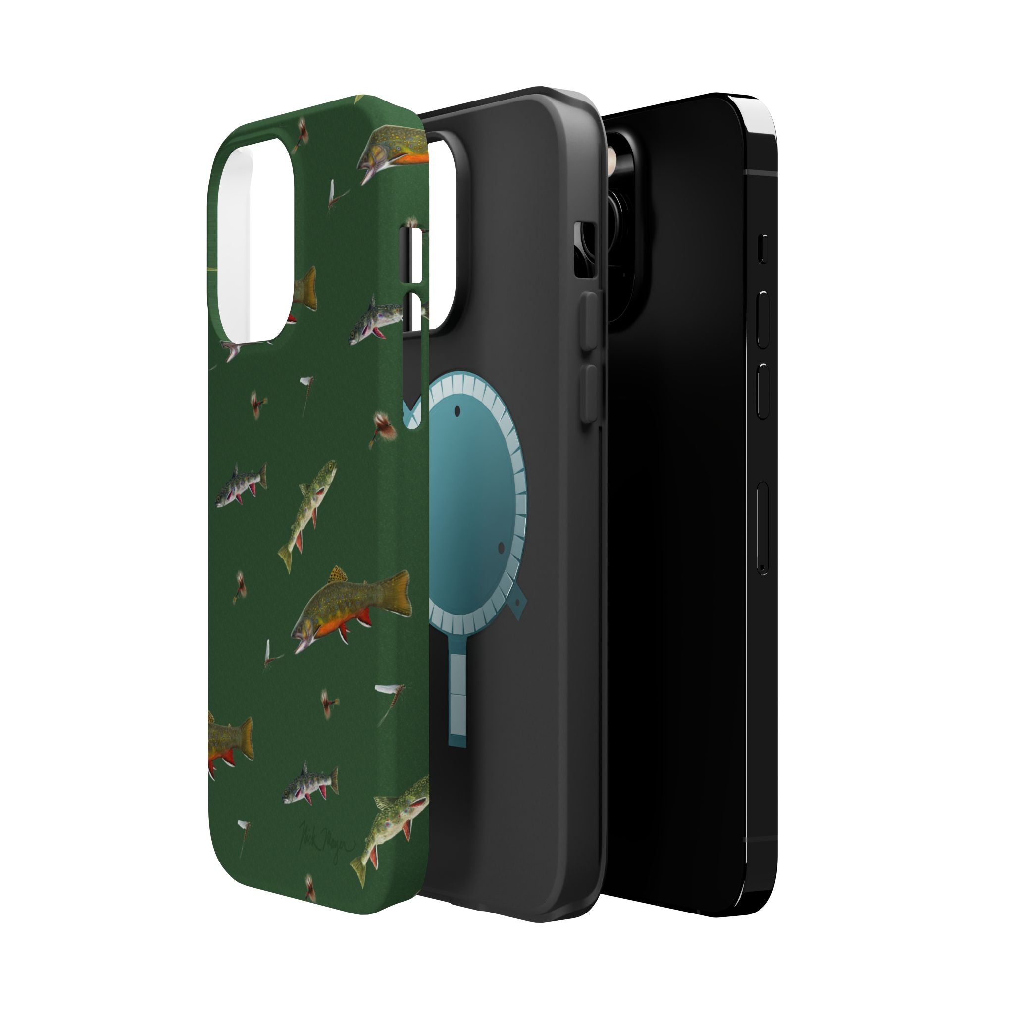 Trout and Flies MagSafe iPhone Case