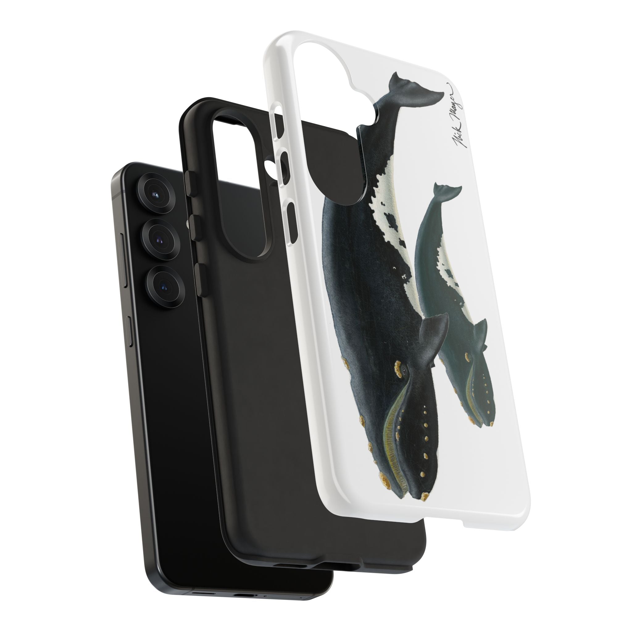 Mother & Calf Right Whale Phone Case (Samsung)