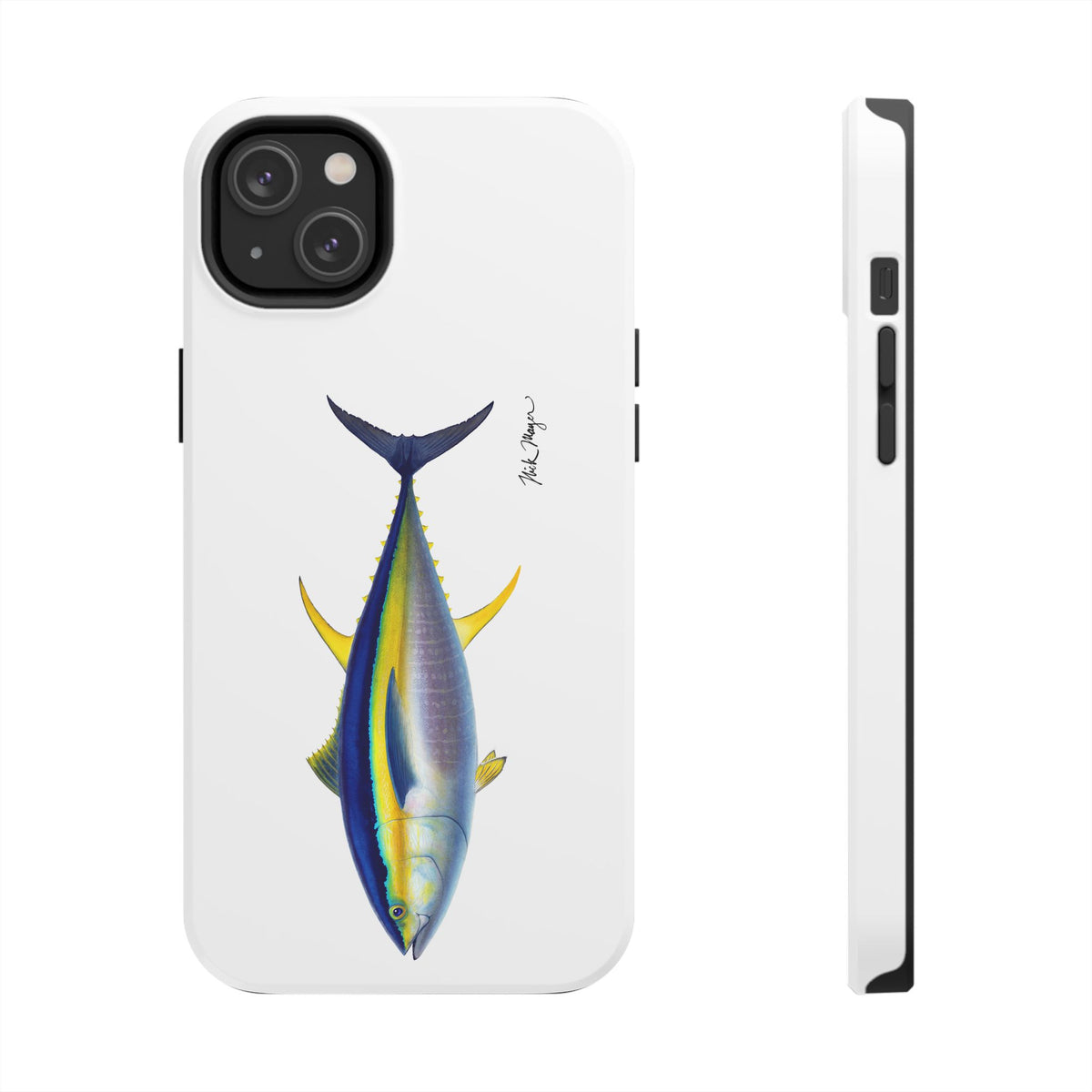 Yellowfin Tuna White Phone Case (iPhone) Printify