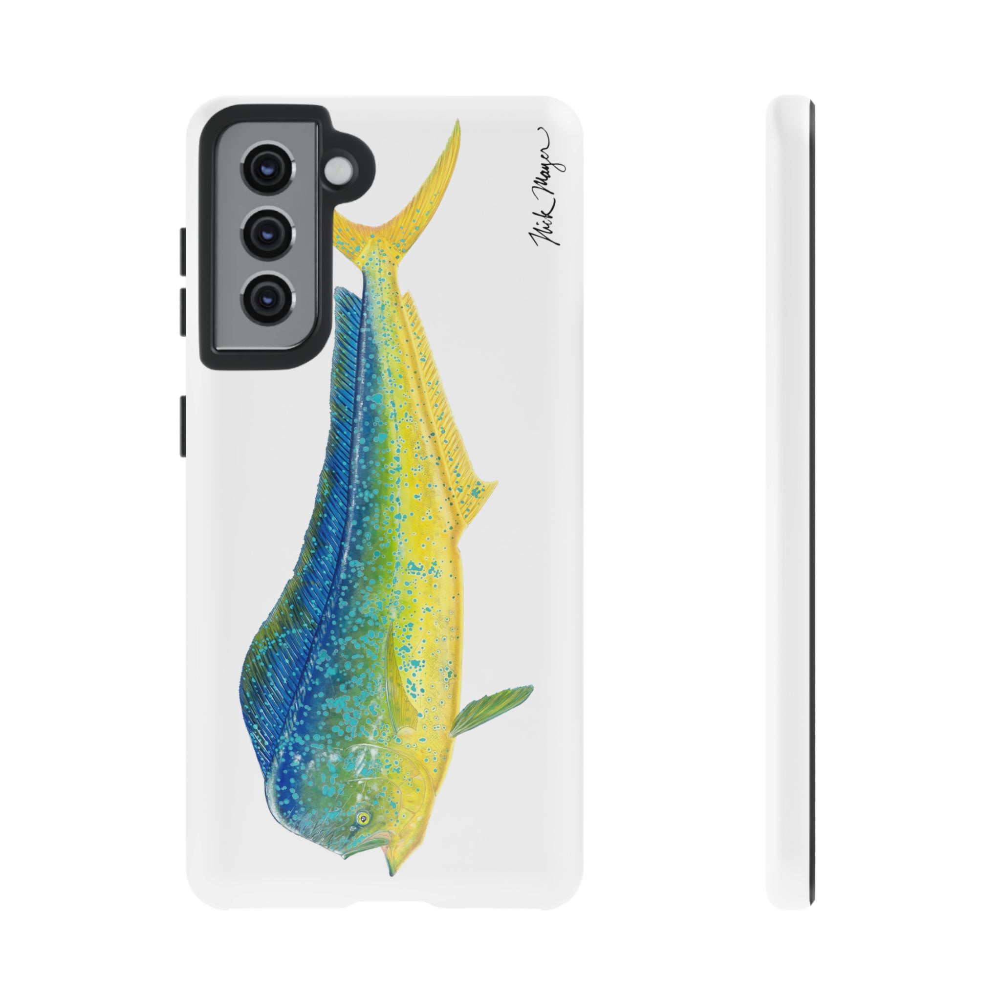 Bull Mahi White Phone Case (Samsung)