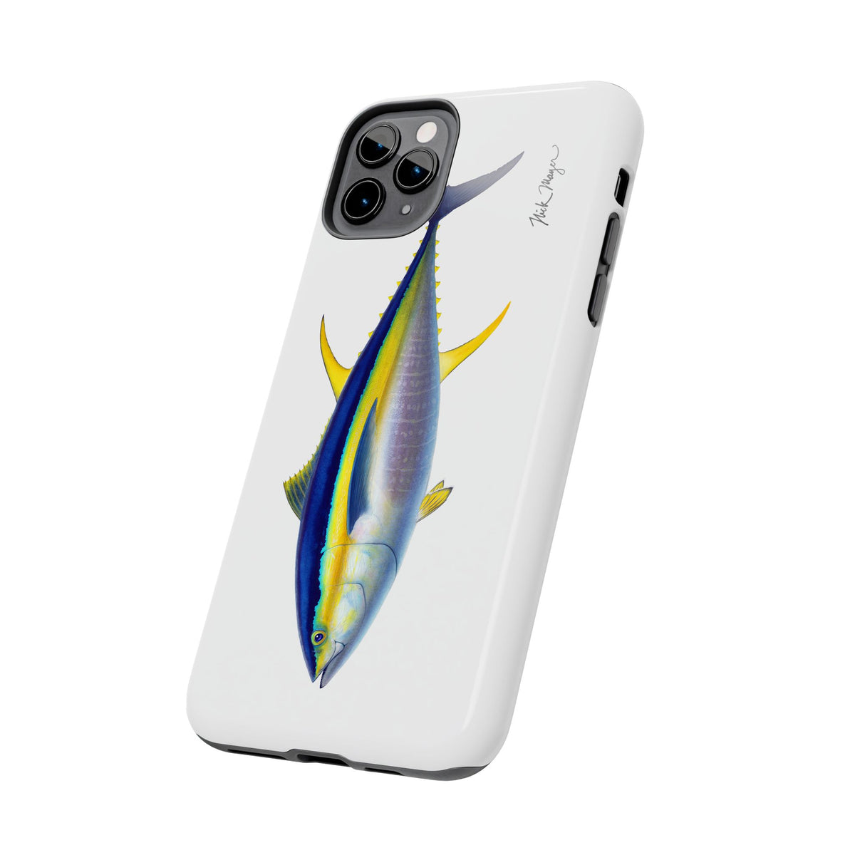 Yellowfin Tuna White Phone Case (iPhone) Printify