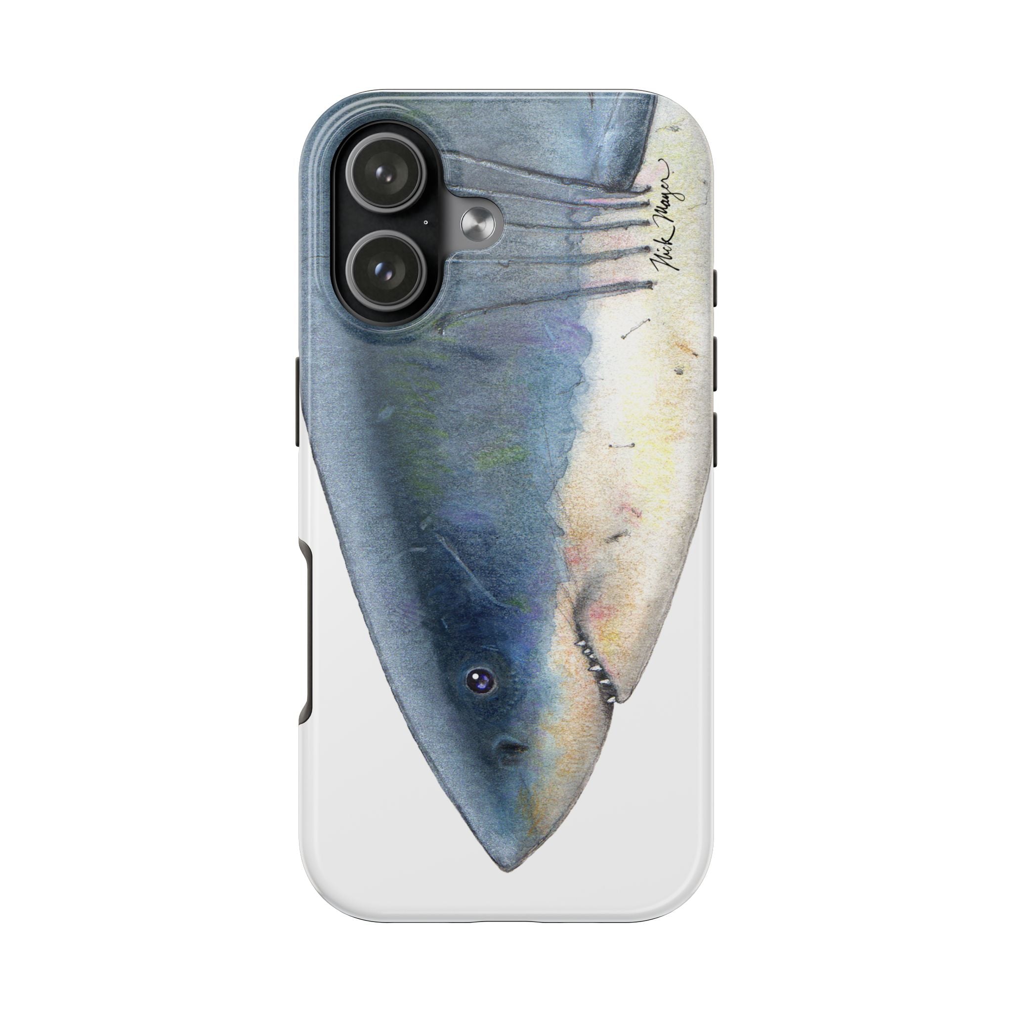 Great White Shark Face Phone Case (iPhone)