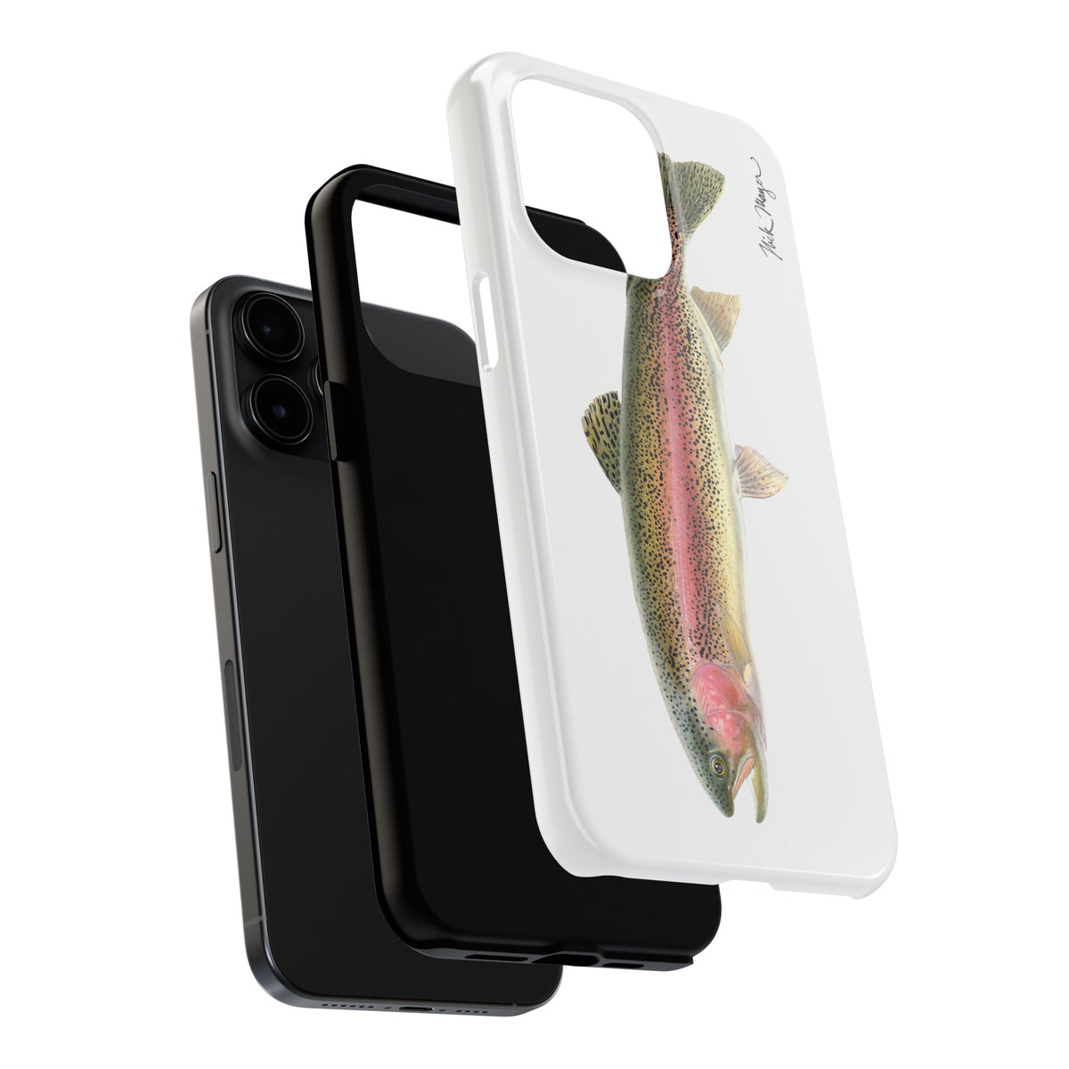 Rainbow Trout White Phone Case (iPhone) Printify